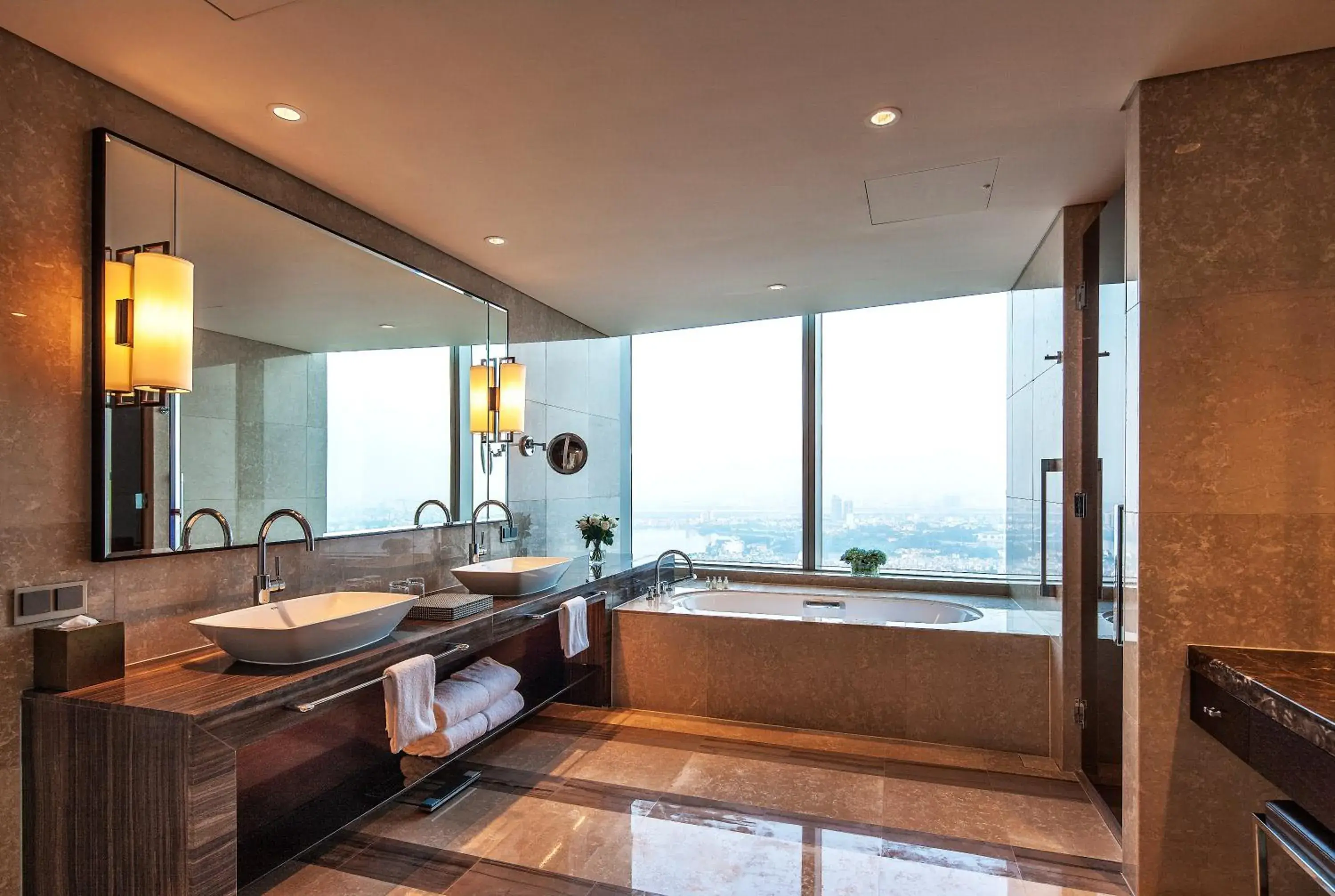 Bathroom in Lotte Hotel Hanoi Bathroom in Lotte Hotel Hanoi