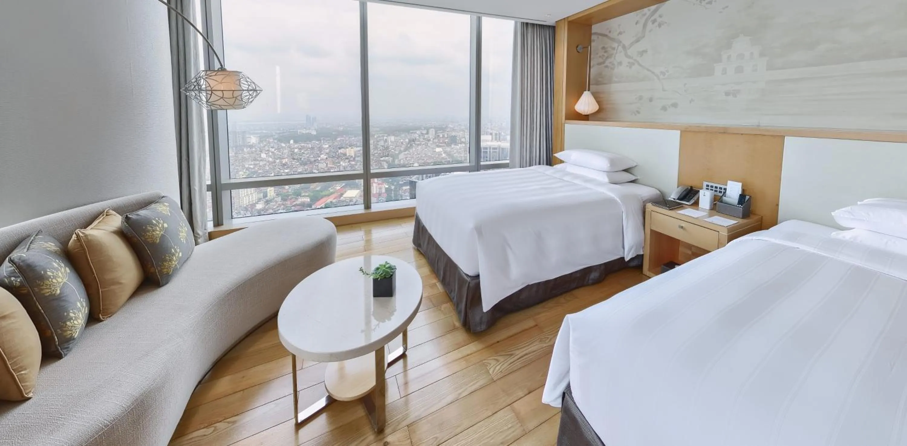 Bed in Lotte Hotel Hanoi