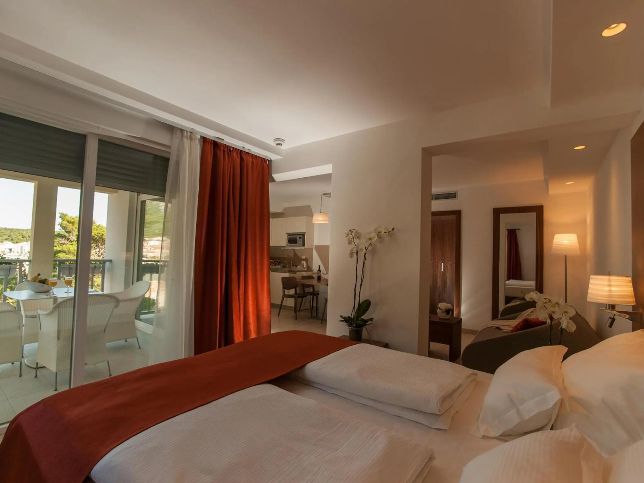 Bedroom, Bed in Aparthotel Miramare