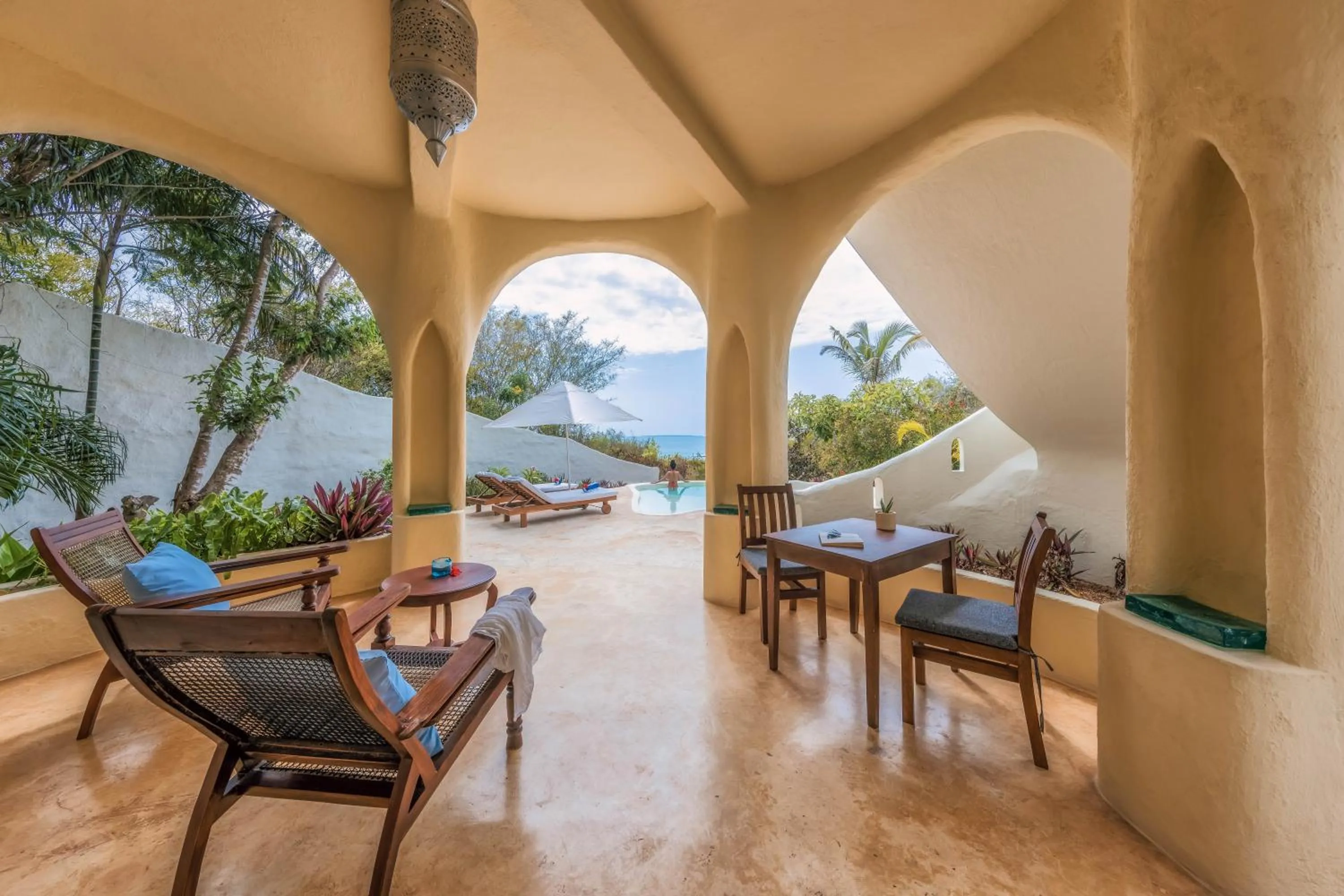 Patio in Kilindi Zanzibar