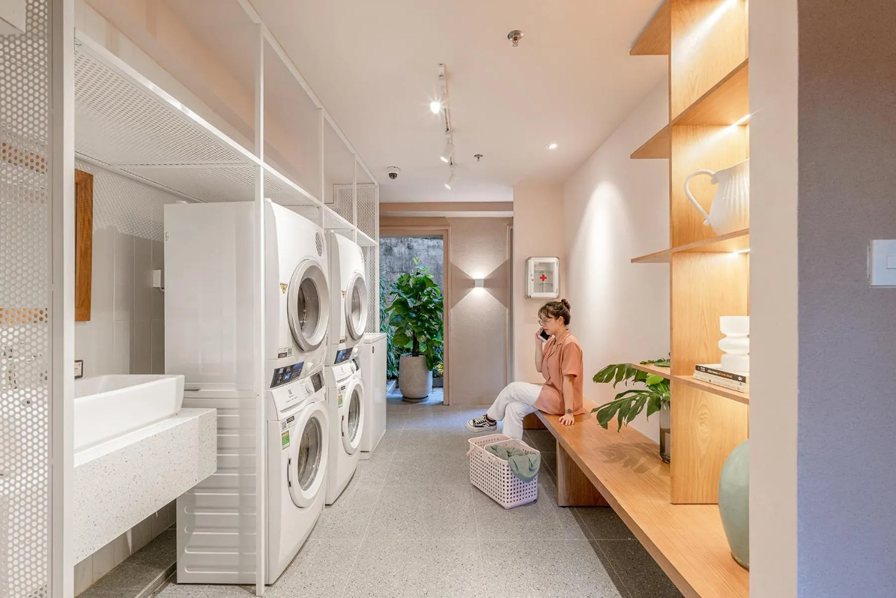 washing machine in M Village Living Hoàng Văn Thụ