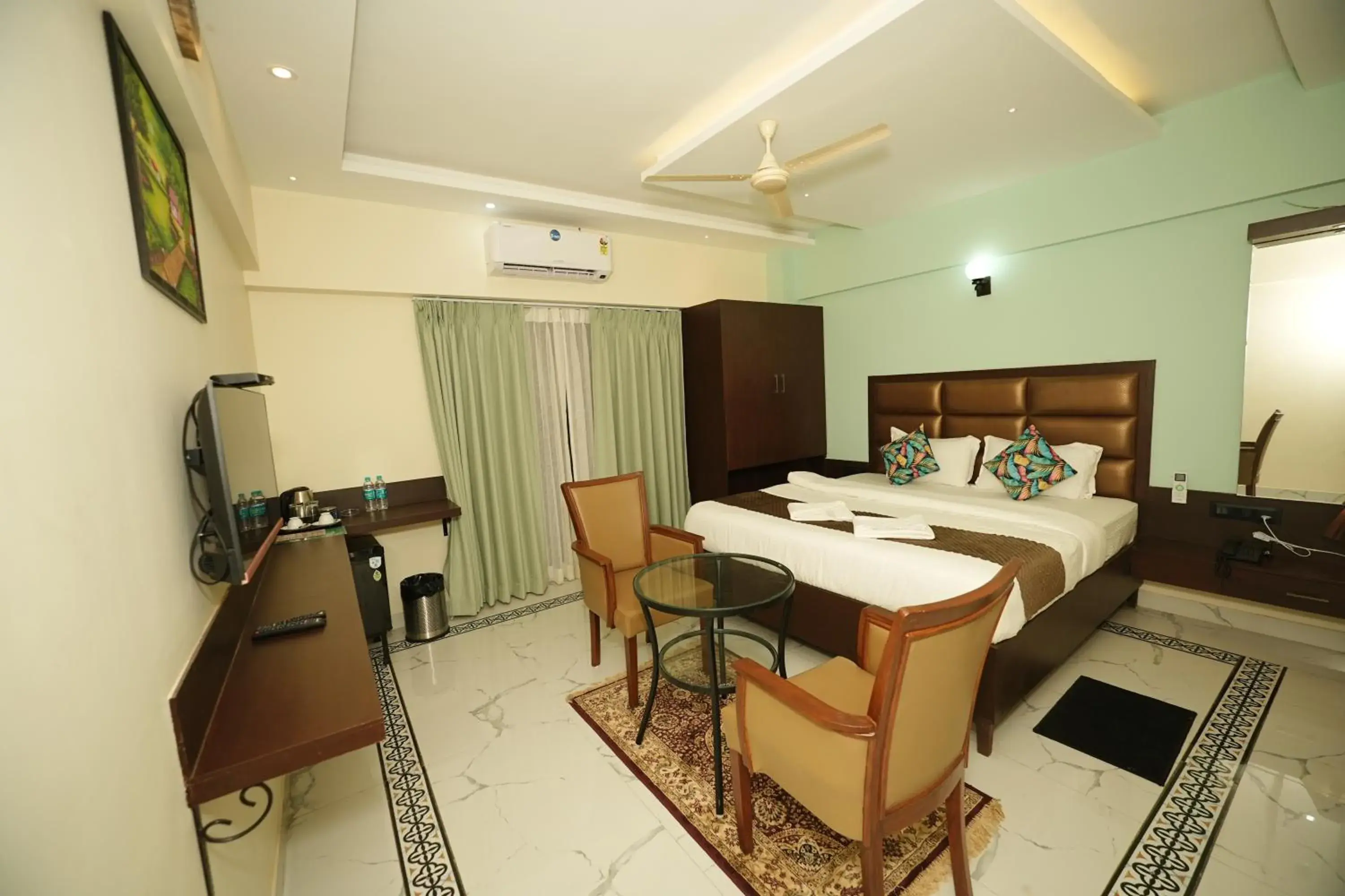 Bedroom in Saikiran Hotel Bedroom in Saikiran Hotel