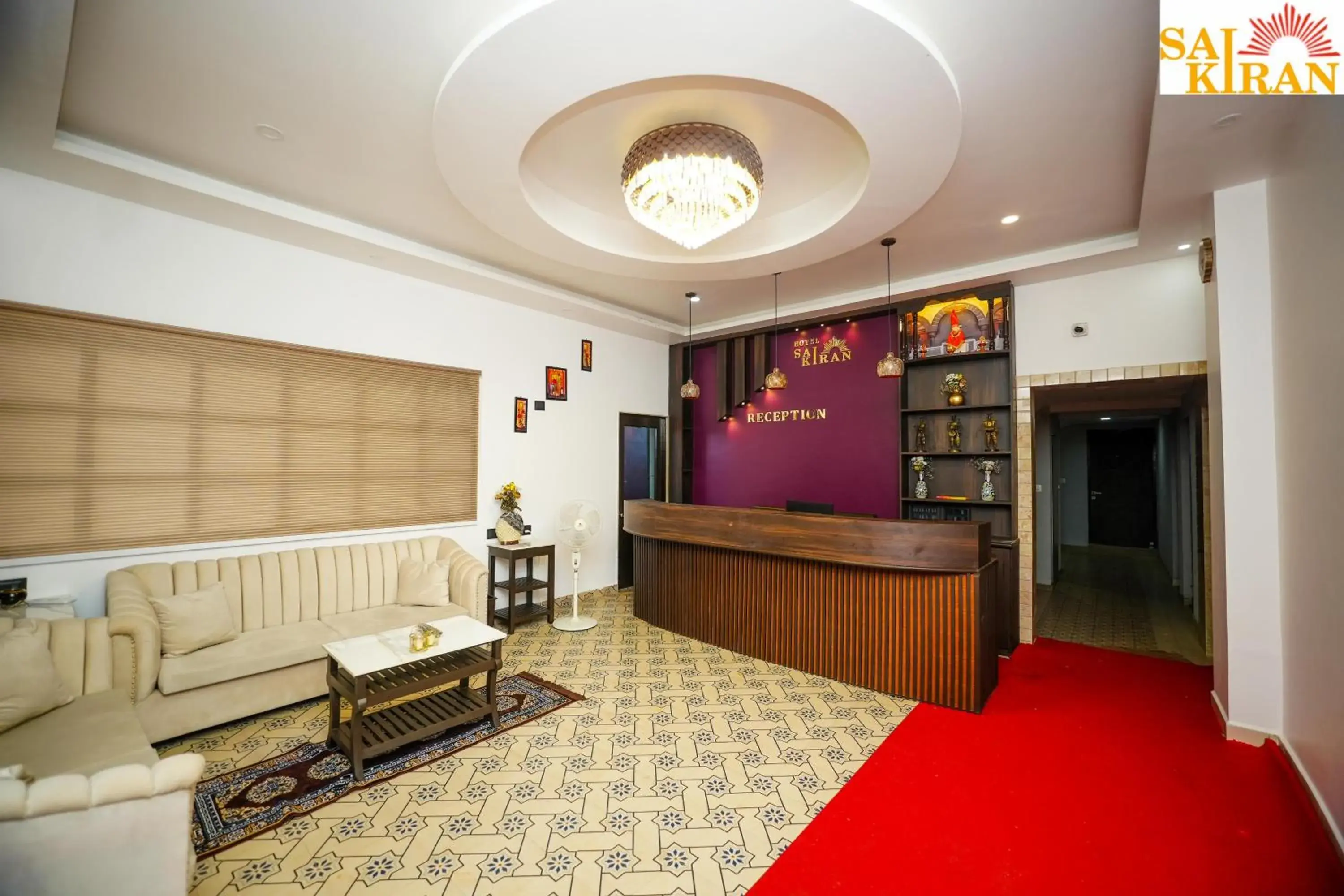 Lobby or reception in Saikiran Hotel Lobby or reception in Saikiran Hotel