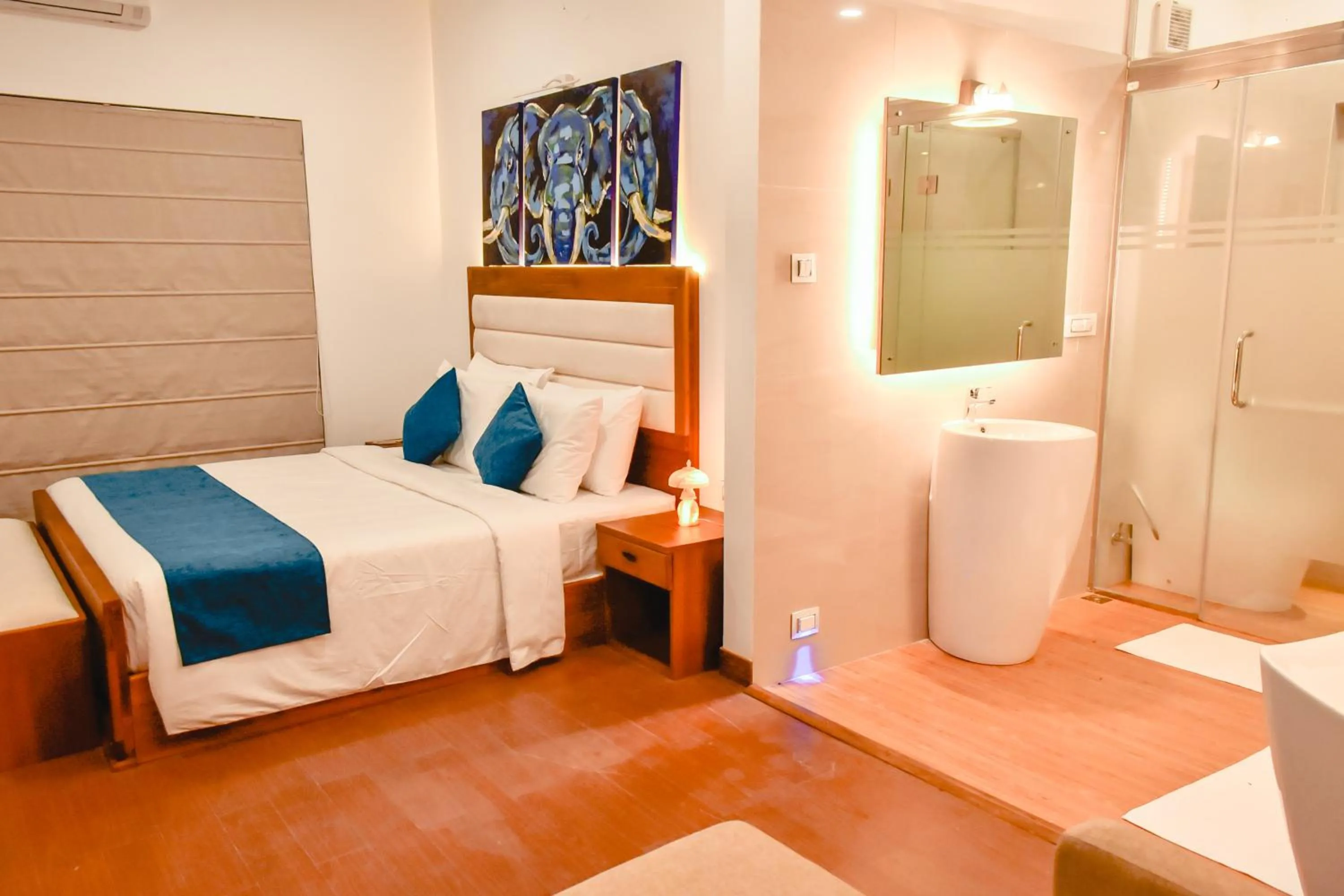 Bed in Wisdom Boutique Resort