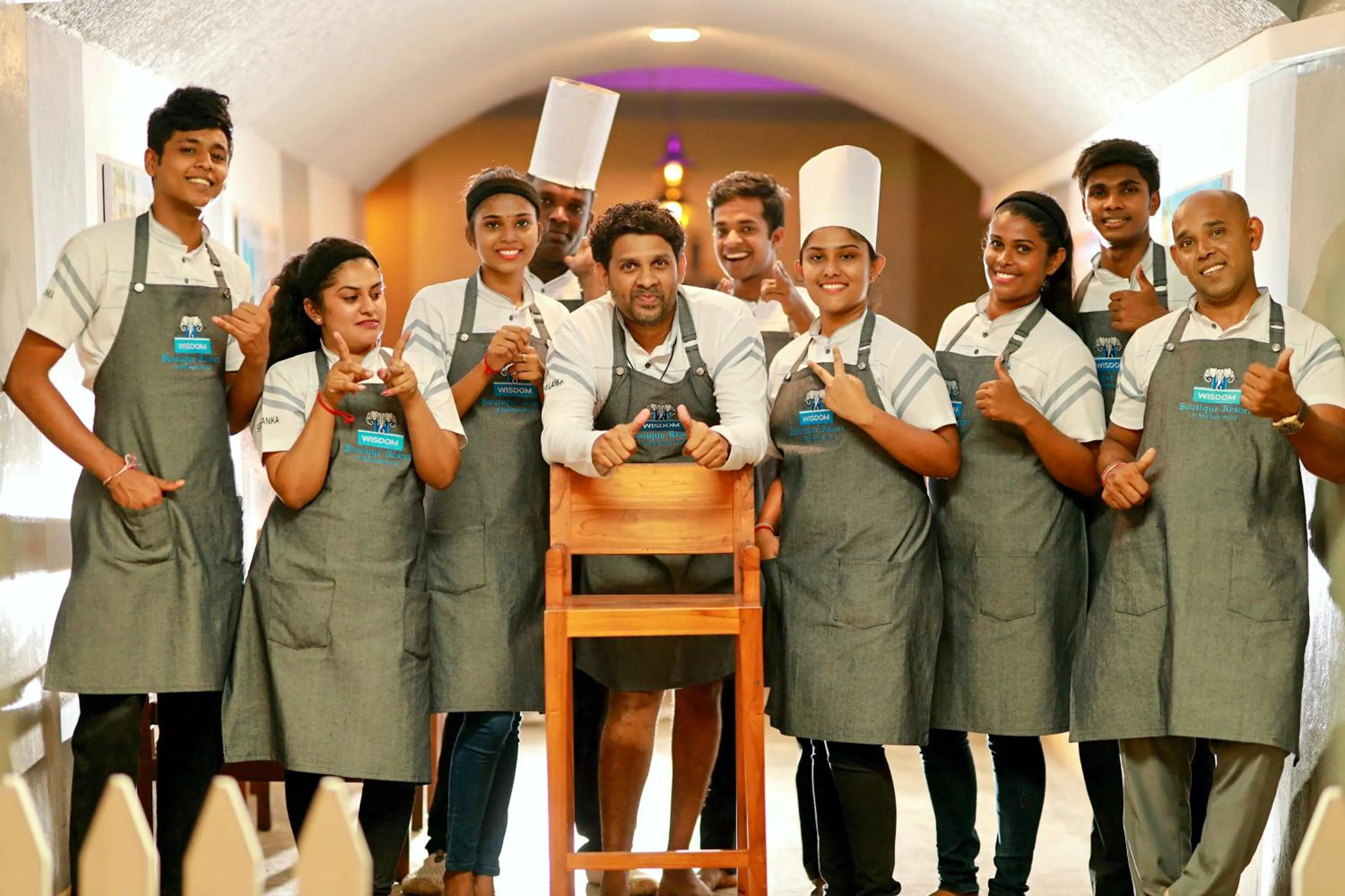 Staff in Wisdom Boutique Resort