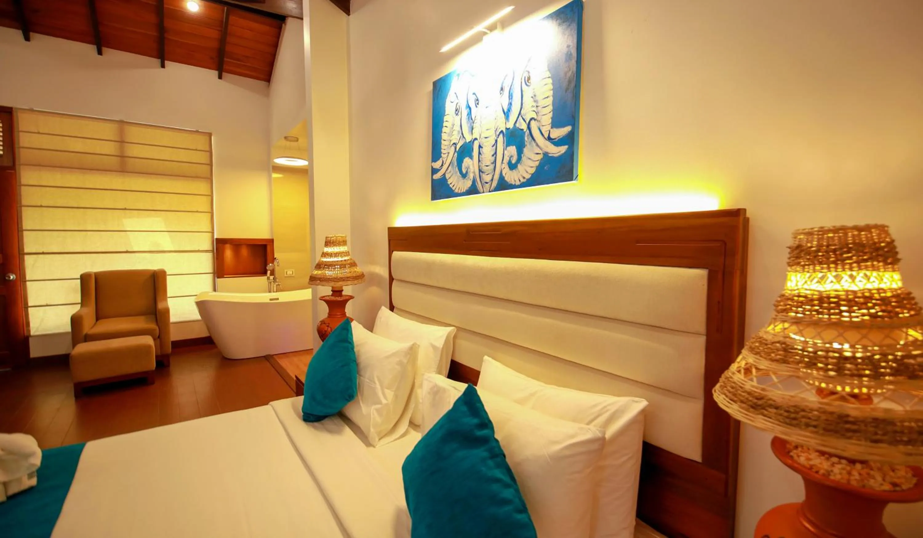 Bed in Wisdom Boutique Resort