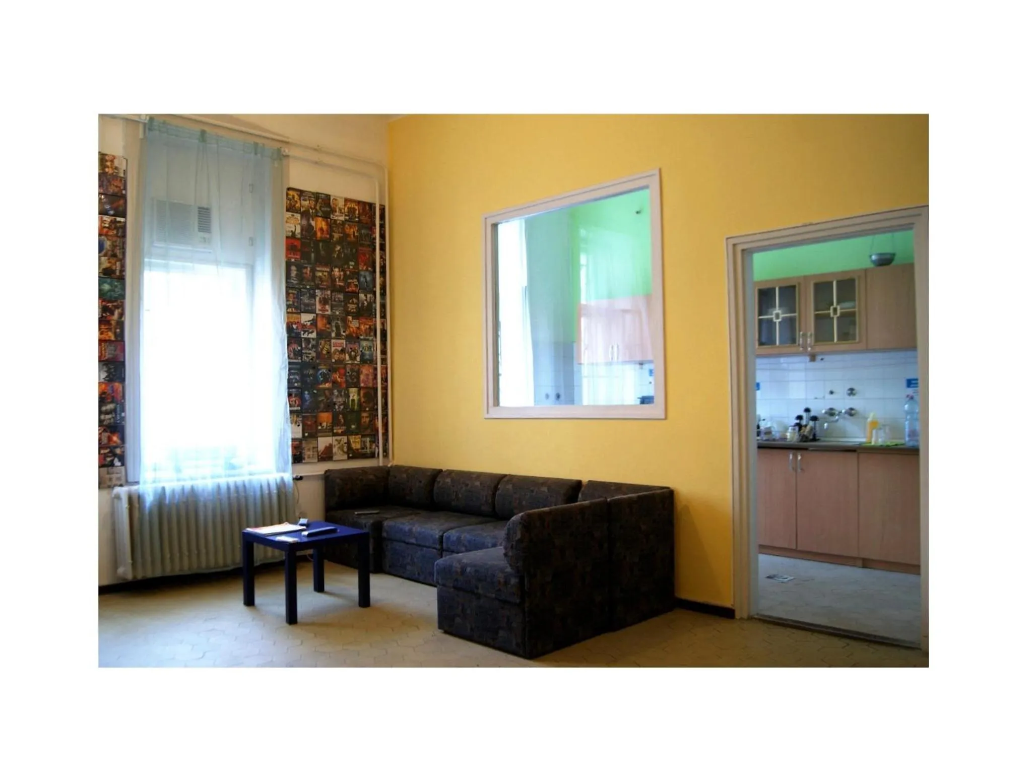 Living room in Westend Hostel