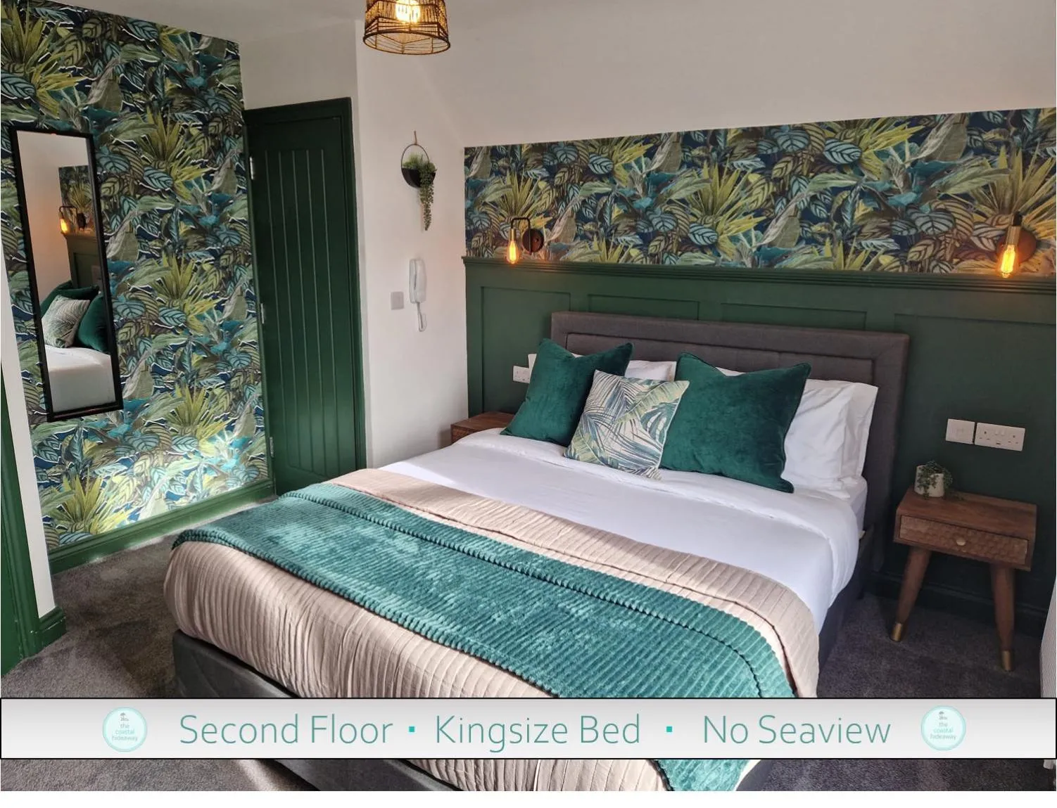 Bed in The Coastal Hideaway