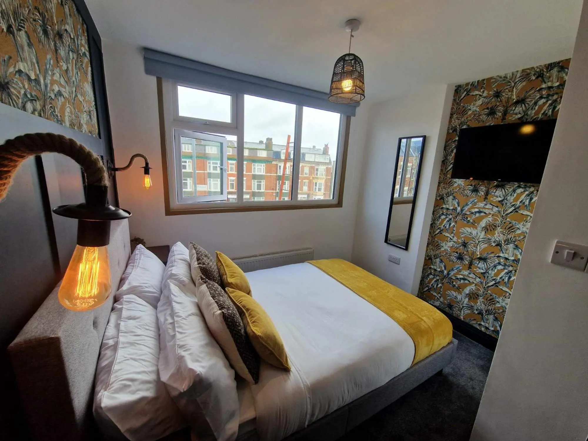 Bed in The Coastal Hideaway