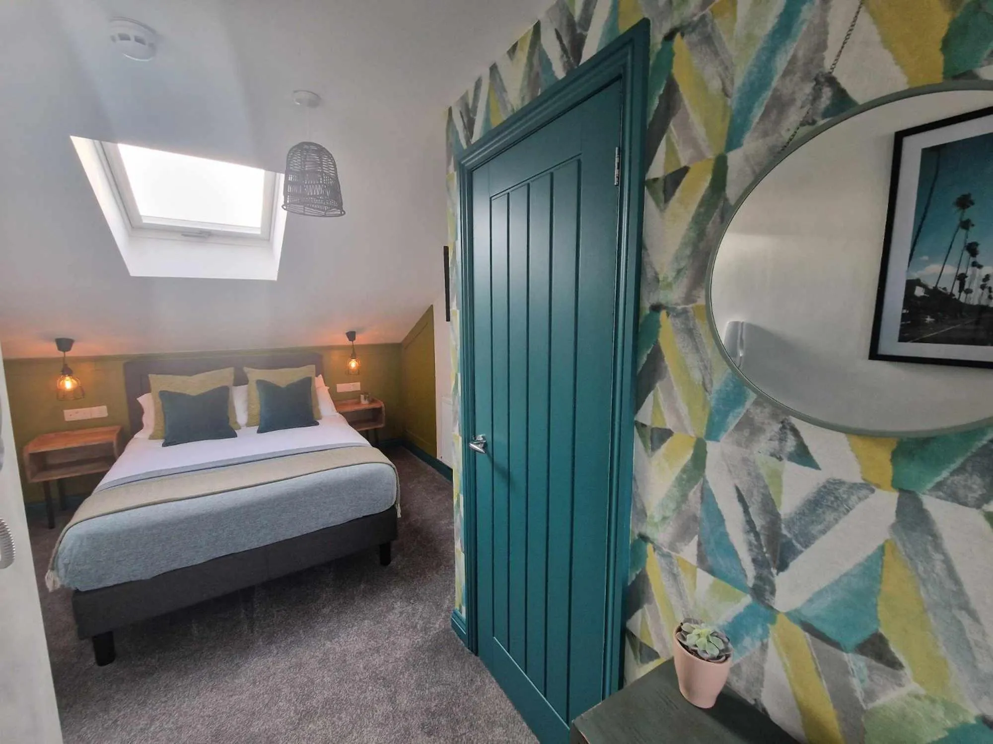 Bed in The Coastal Hideaway
