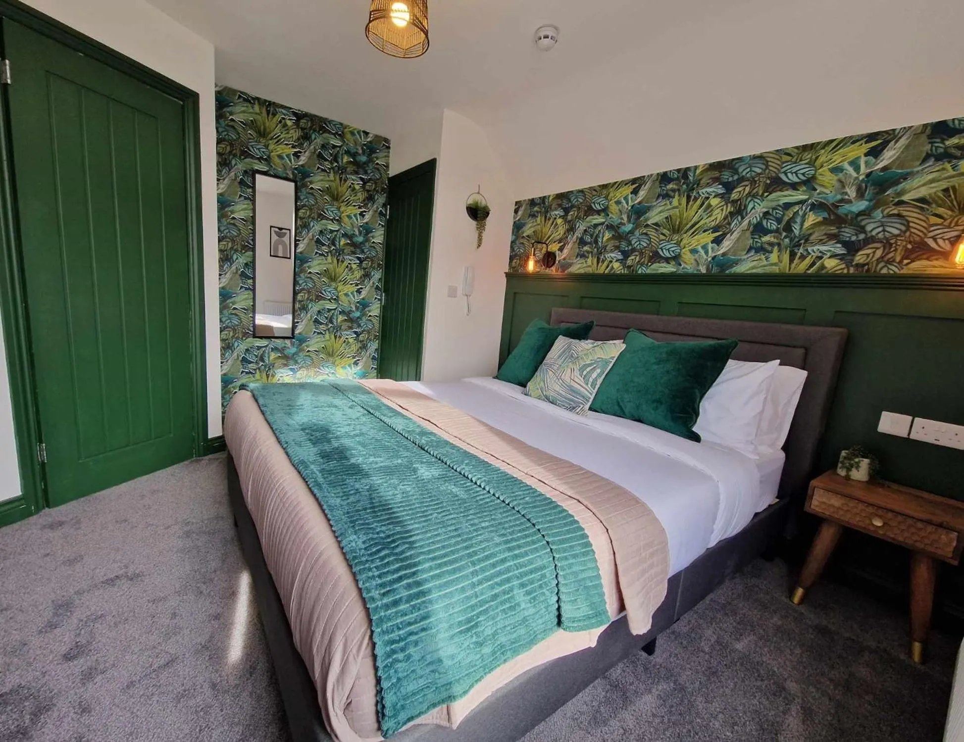 Bed in The Coastal Hideaway
