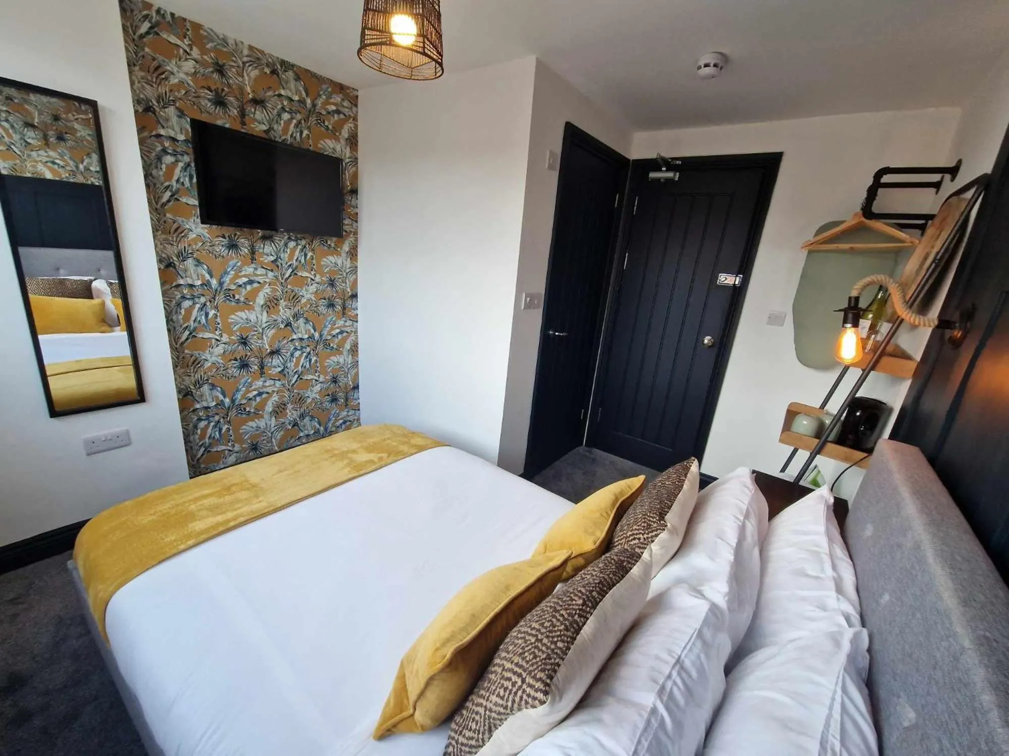 Bed in The Coastal Hideaway