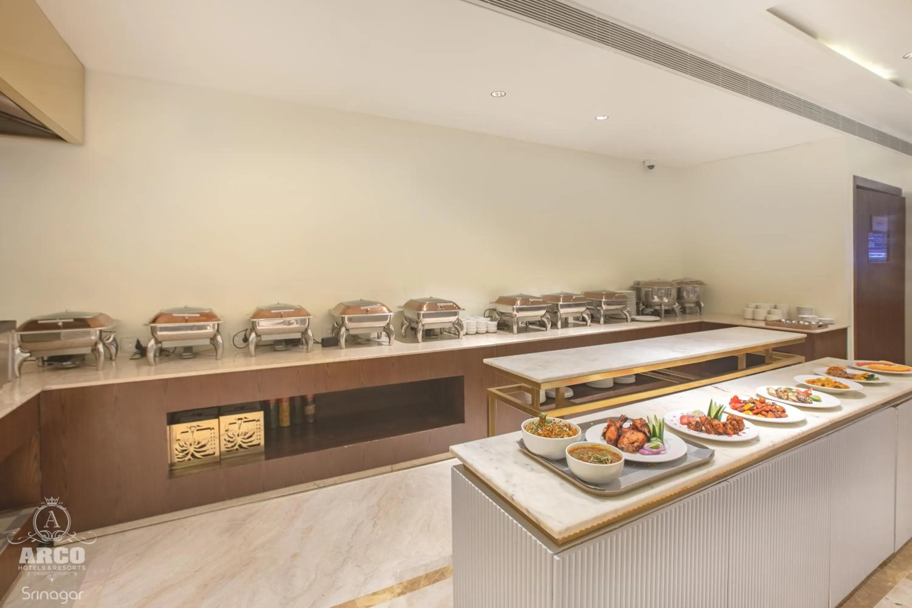 Buffet breakfast in ARCO Hotels and Resorts Srinagar