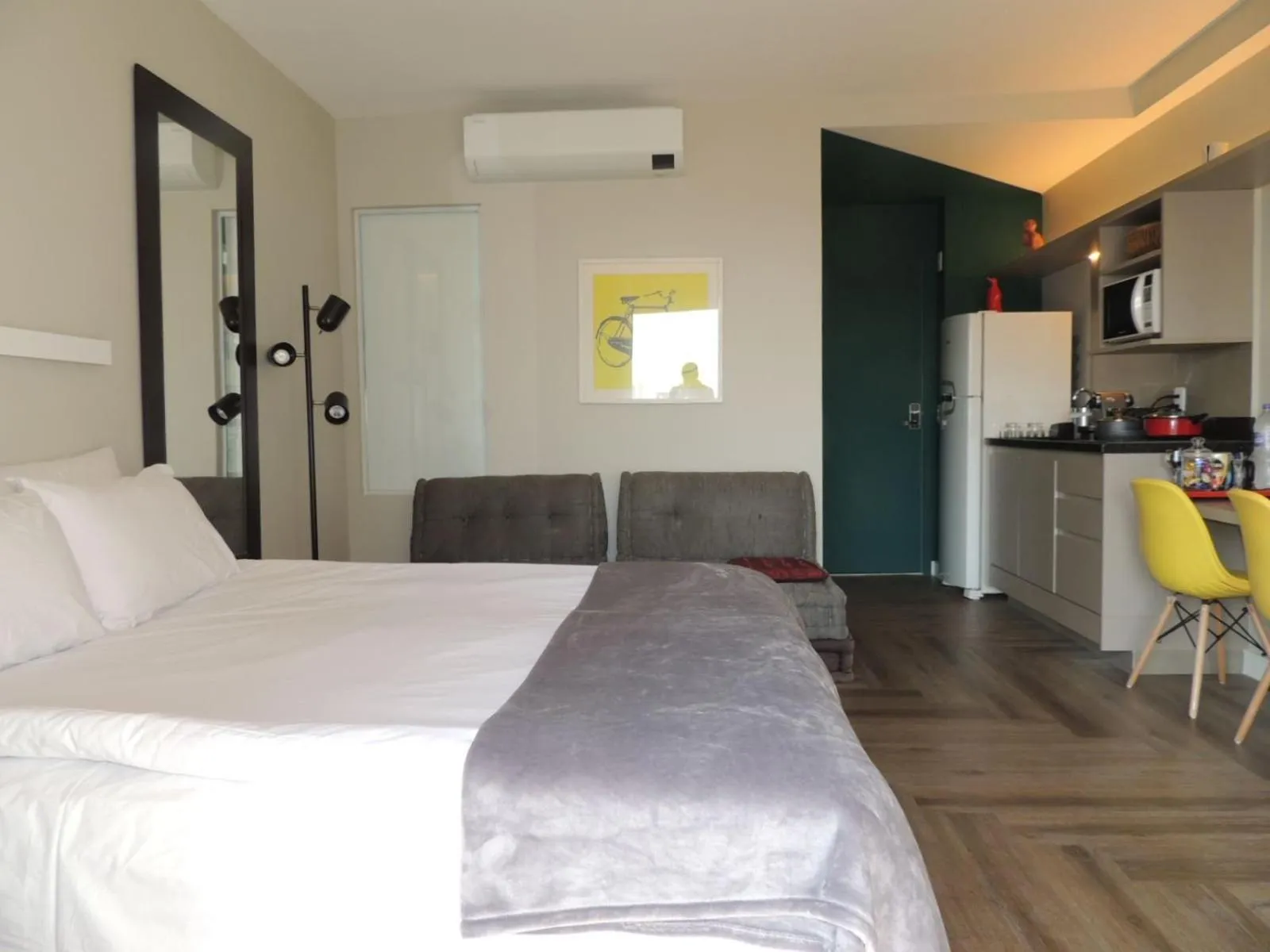 Bed in Estúdio Pamplona - Av. Paulista