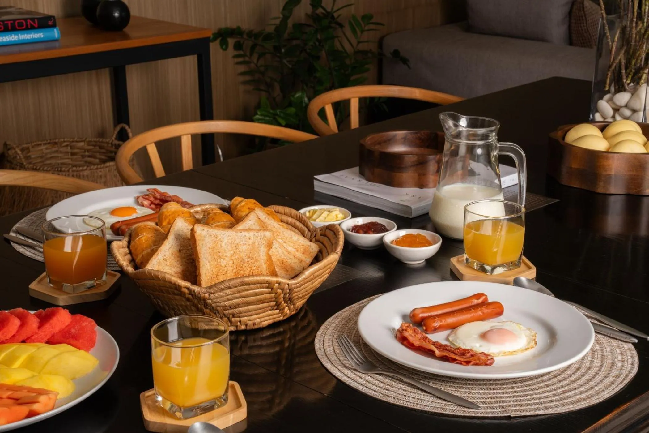 Food and drinks in Villa Mullion Cove