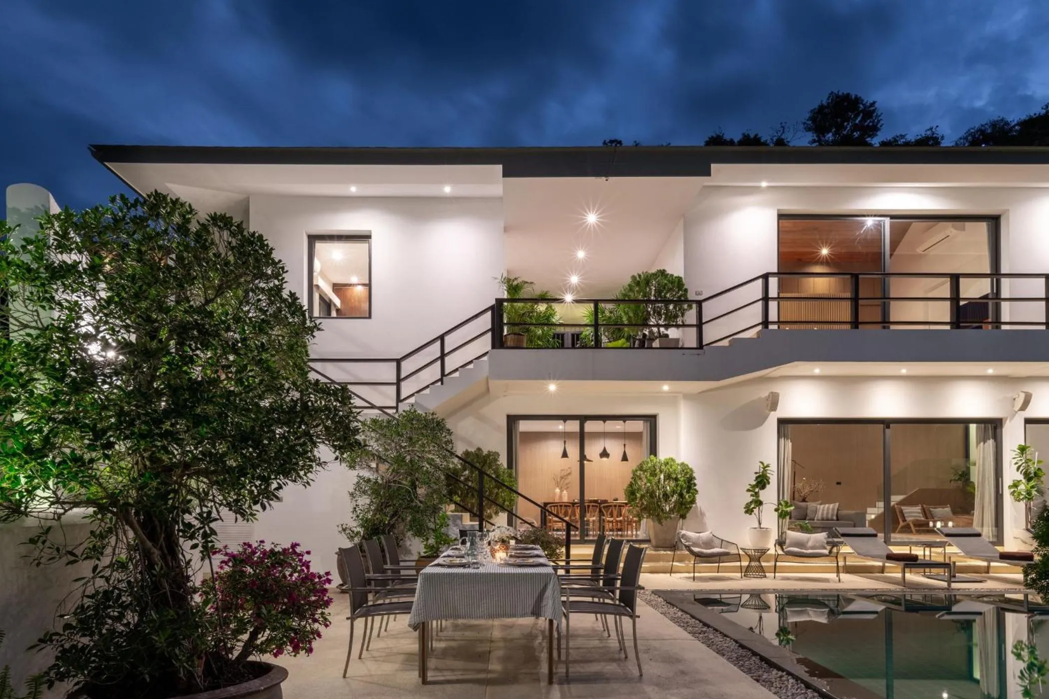 Night in Villa Mullion Cove