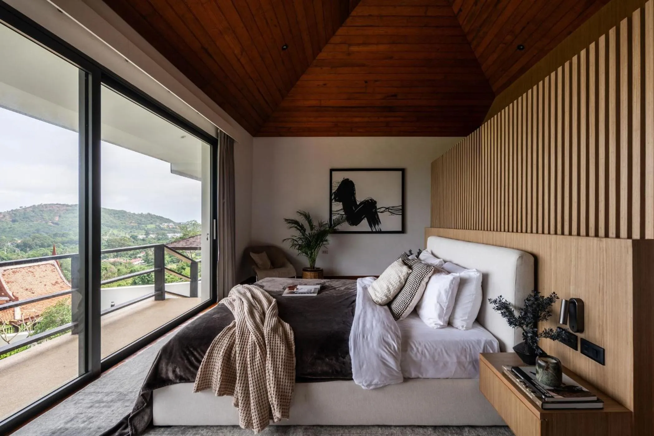 Bedroom in Villa Mullion Cove