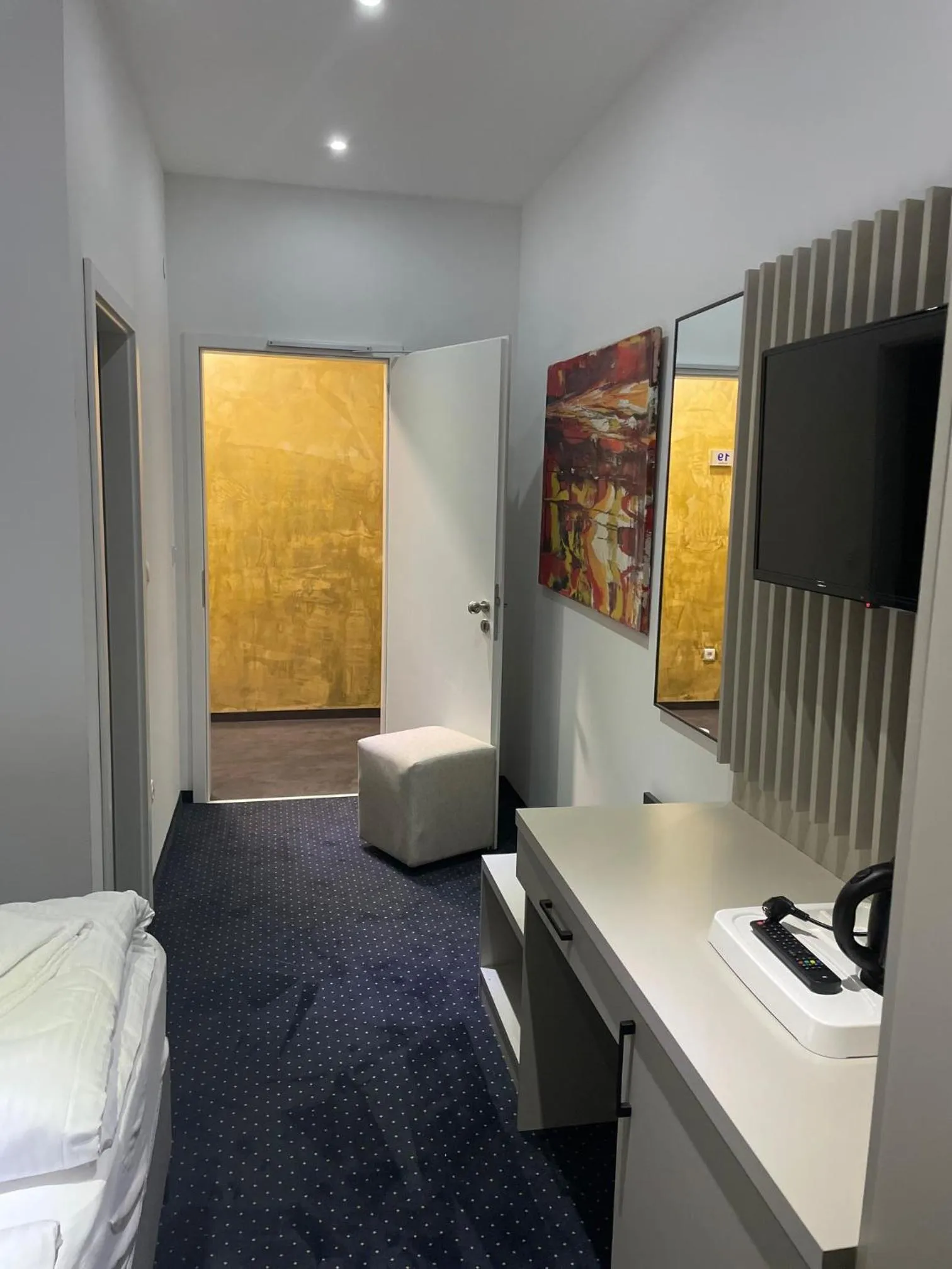 TV and multimedia, Bed in Gastpark Hotel