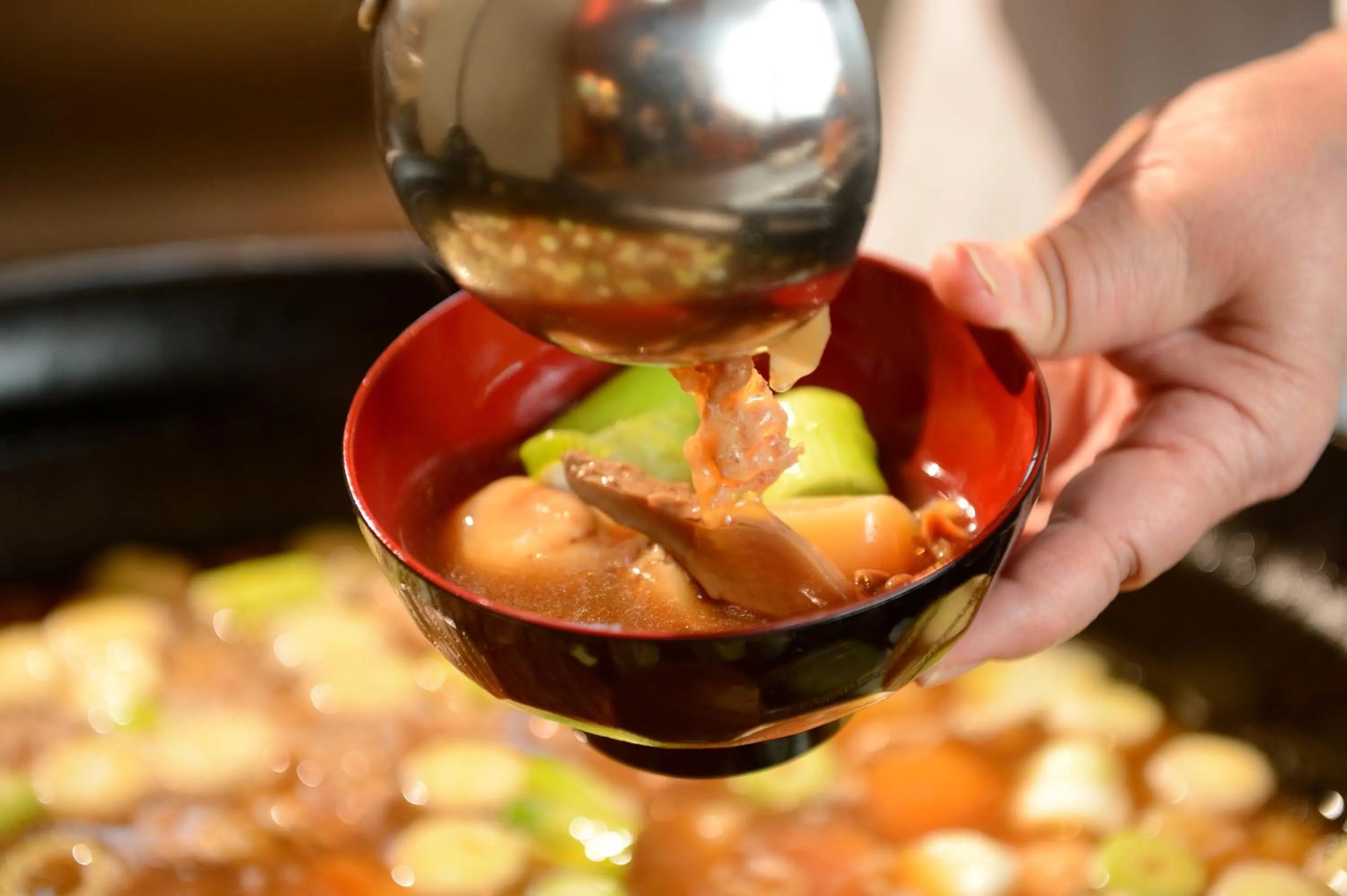 Food close-up in Akiu Grand Hotel