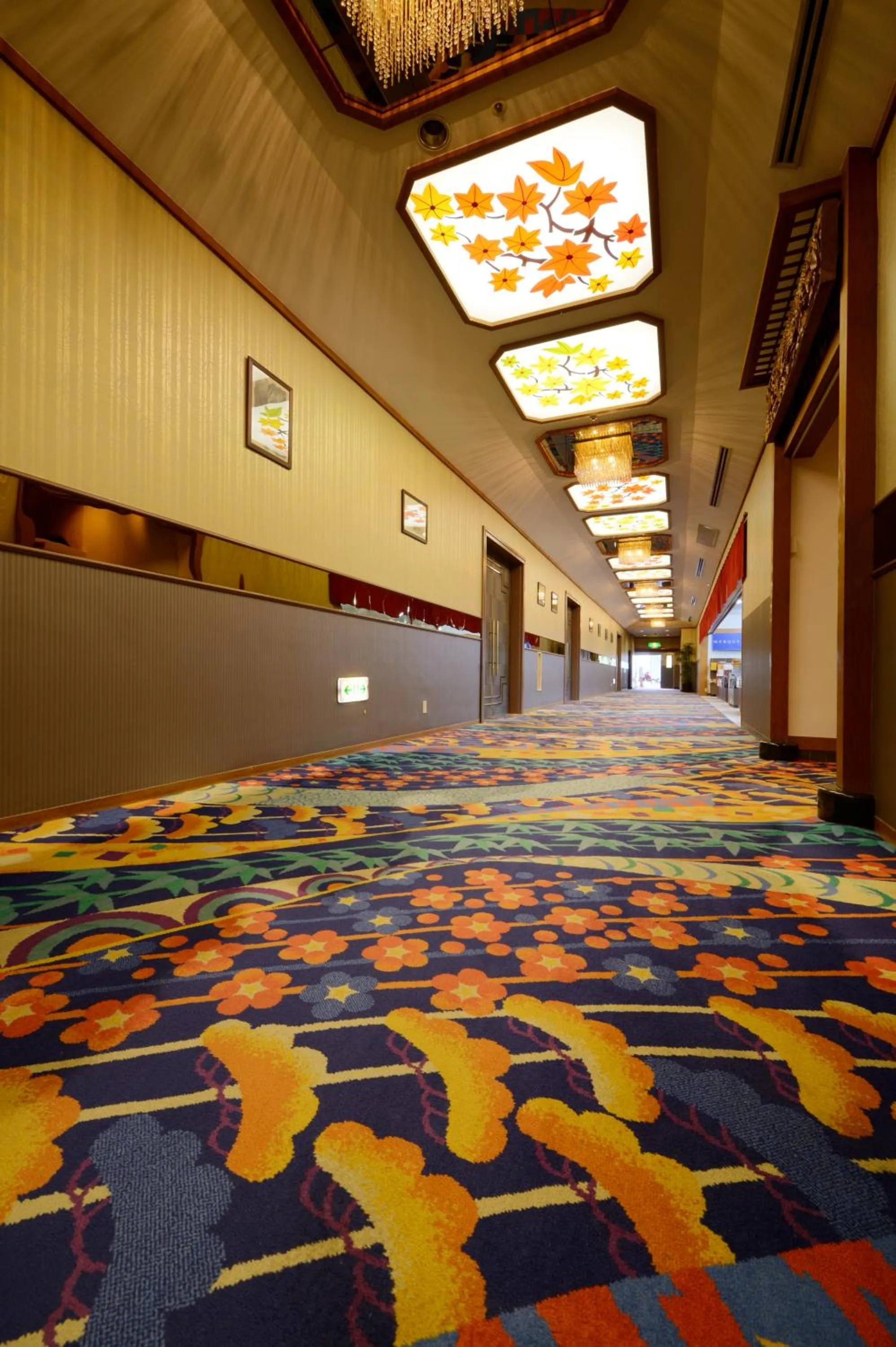 Decorative detail in Akiu Grand Hotel