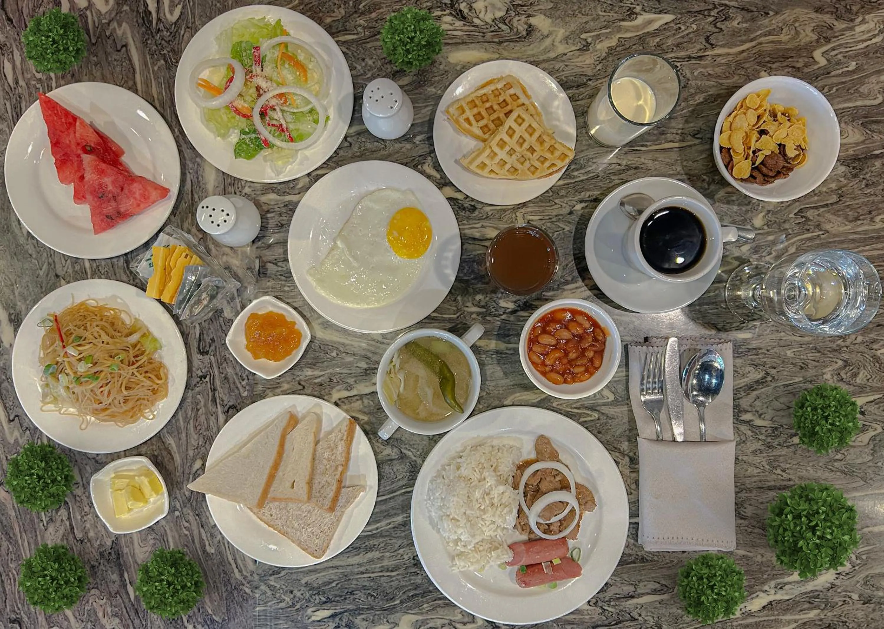 Breakfast in Eloisa Royal Suites