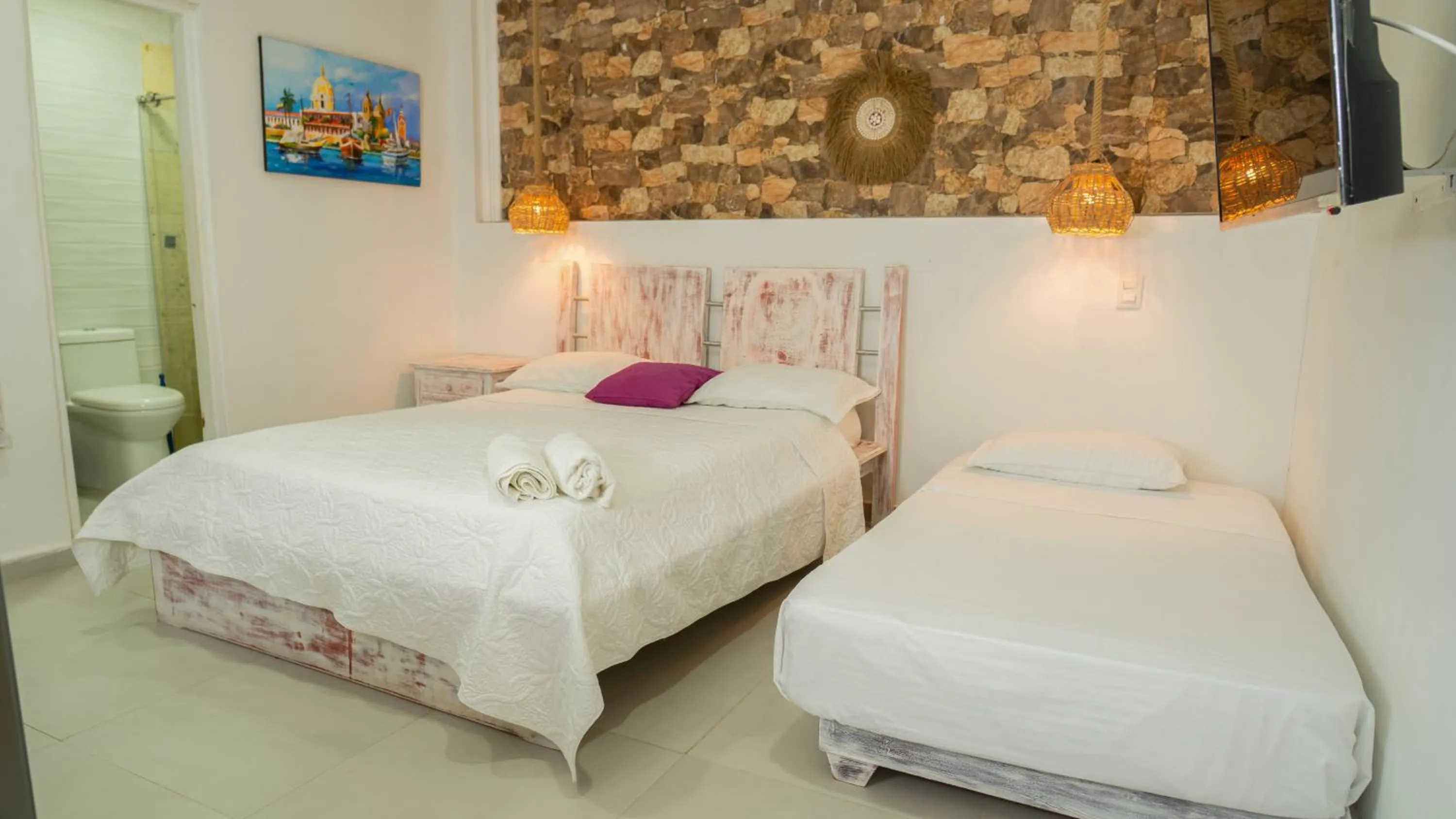 Photo of the whole room, Bed in Casa Playa James