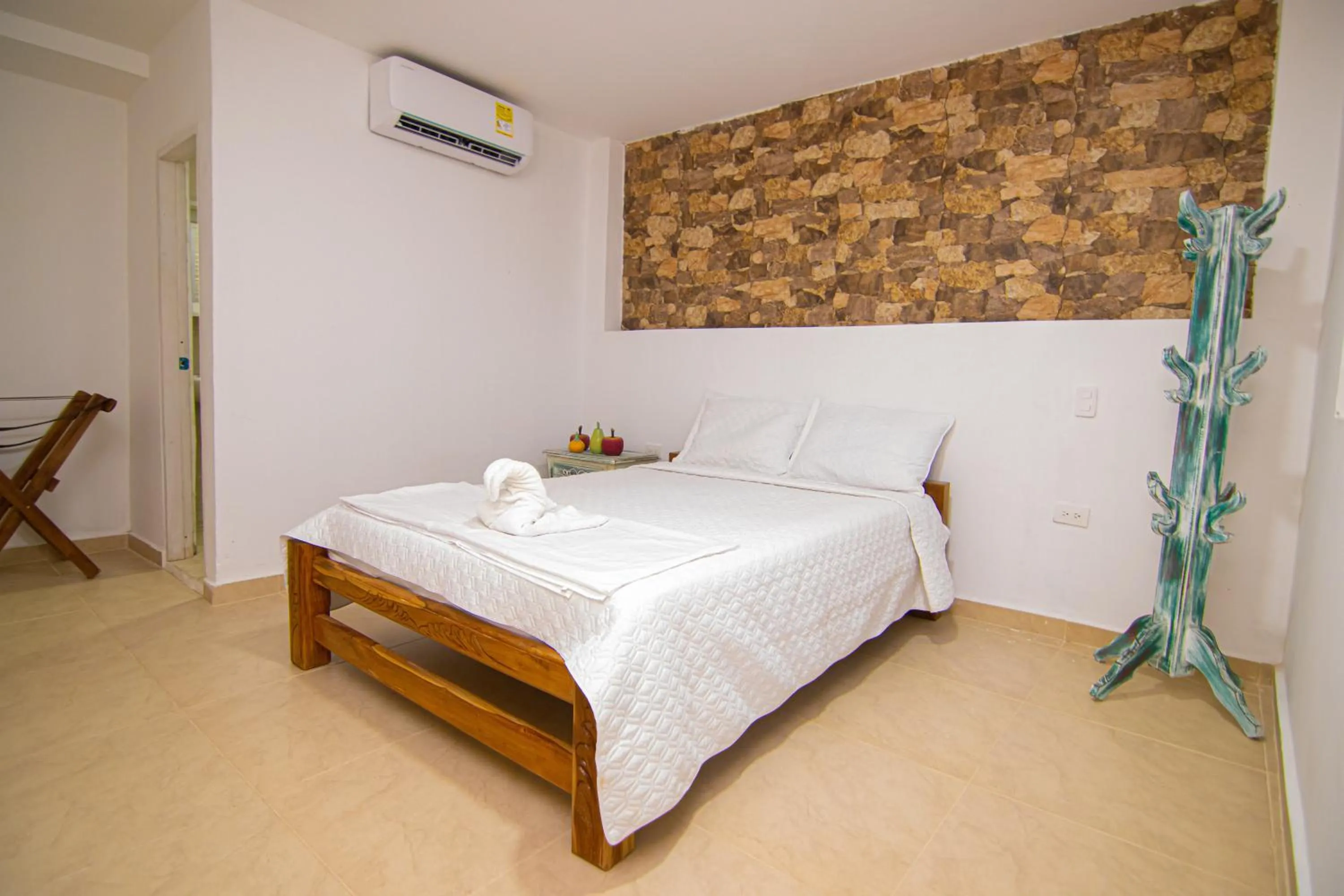 Bedroom, Bed in Casa Playa James