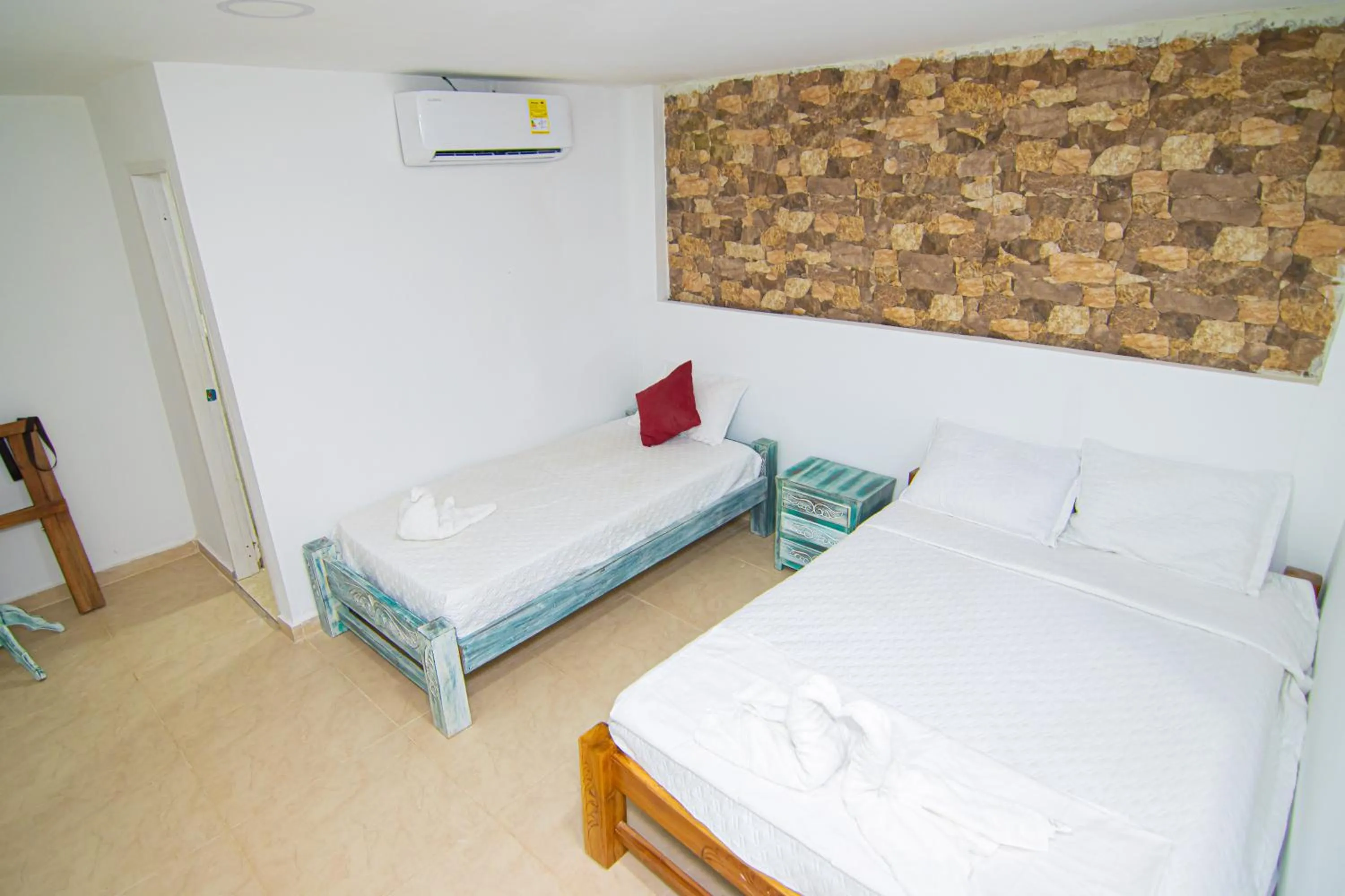 Bedroom, Bed in Casa Playa James