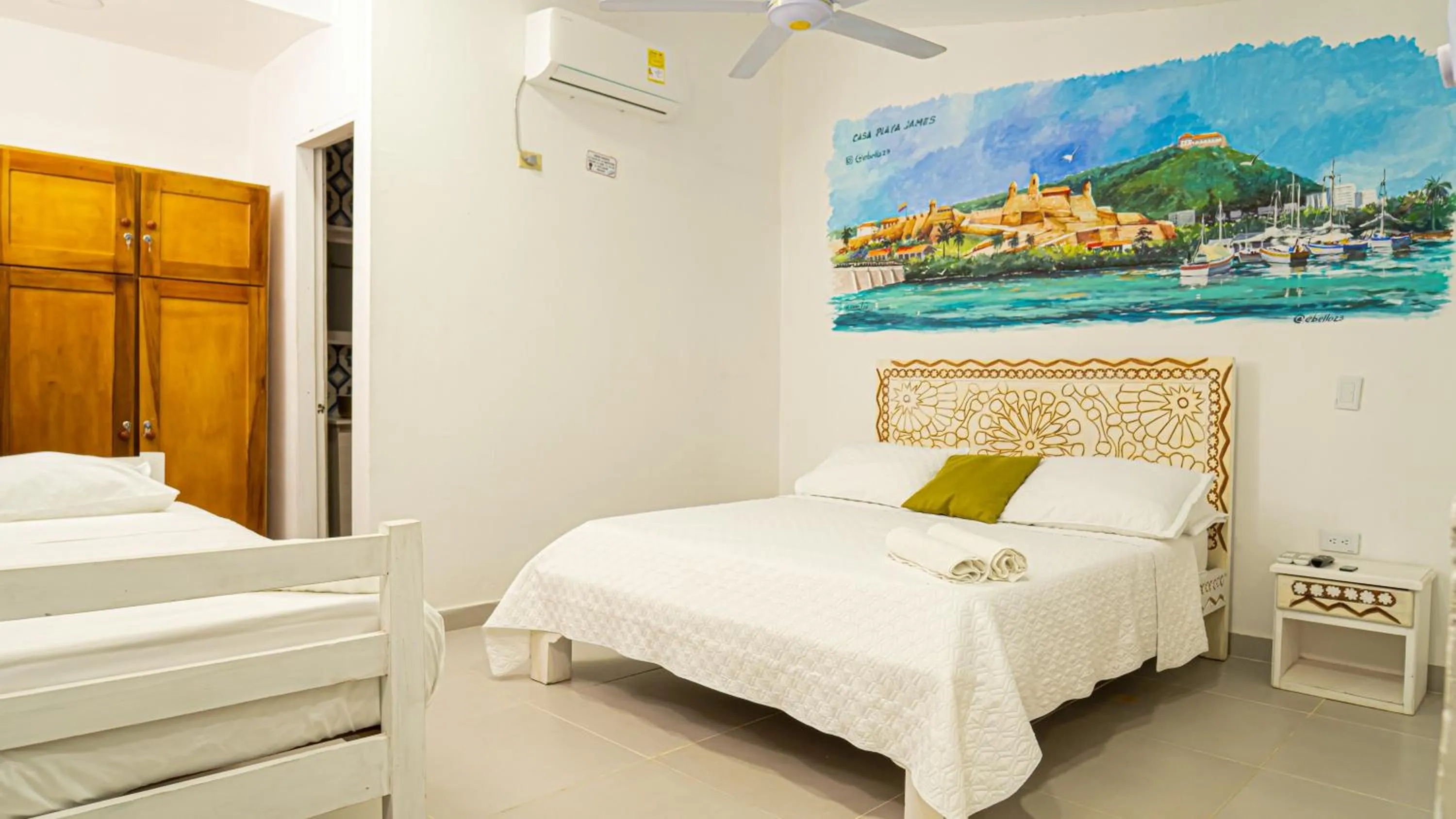 Bed in Casa Playa James