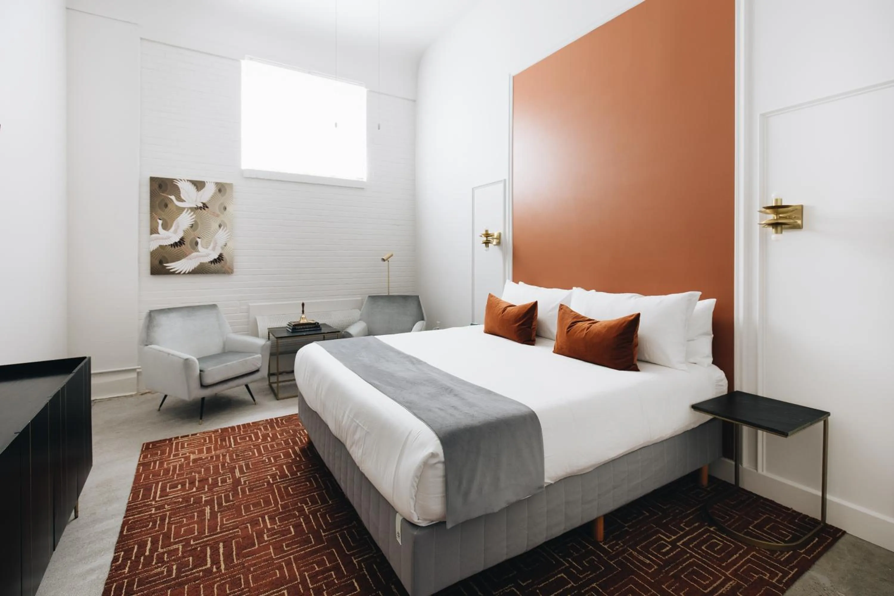 Bedroom, Bed in The Bellwether Hotel