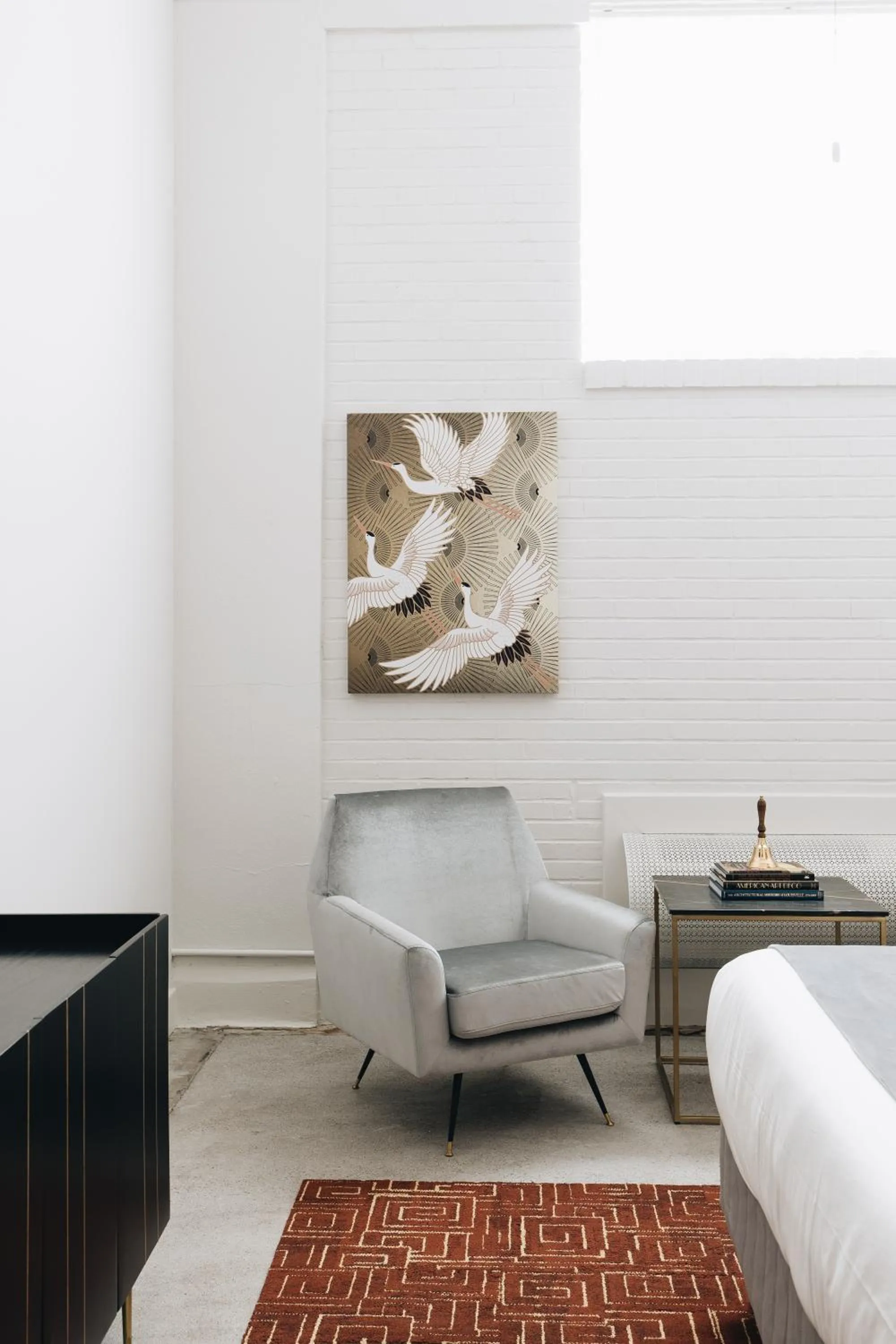 Bedroom in The Bellwether Hotel