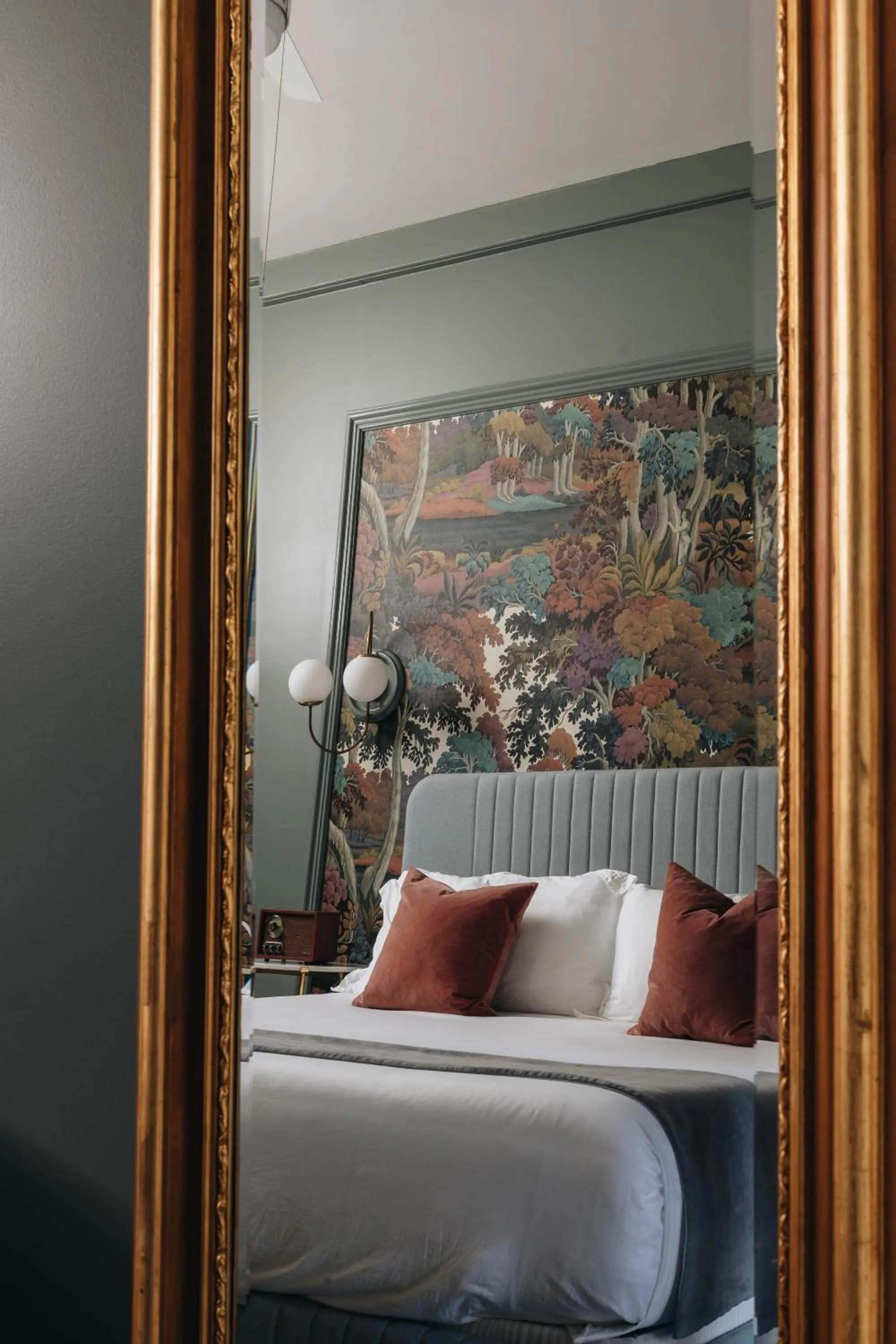 Bed in The Bellwether Hotel