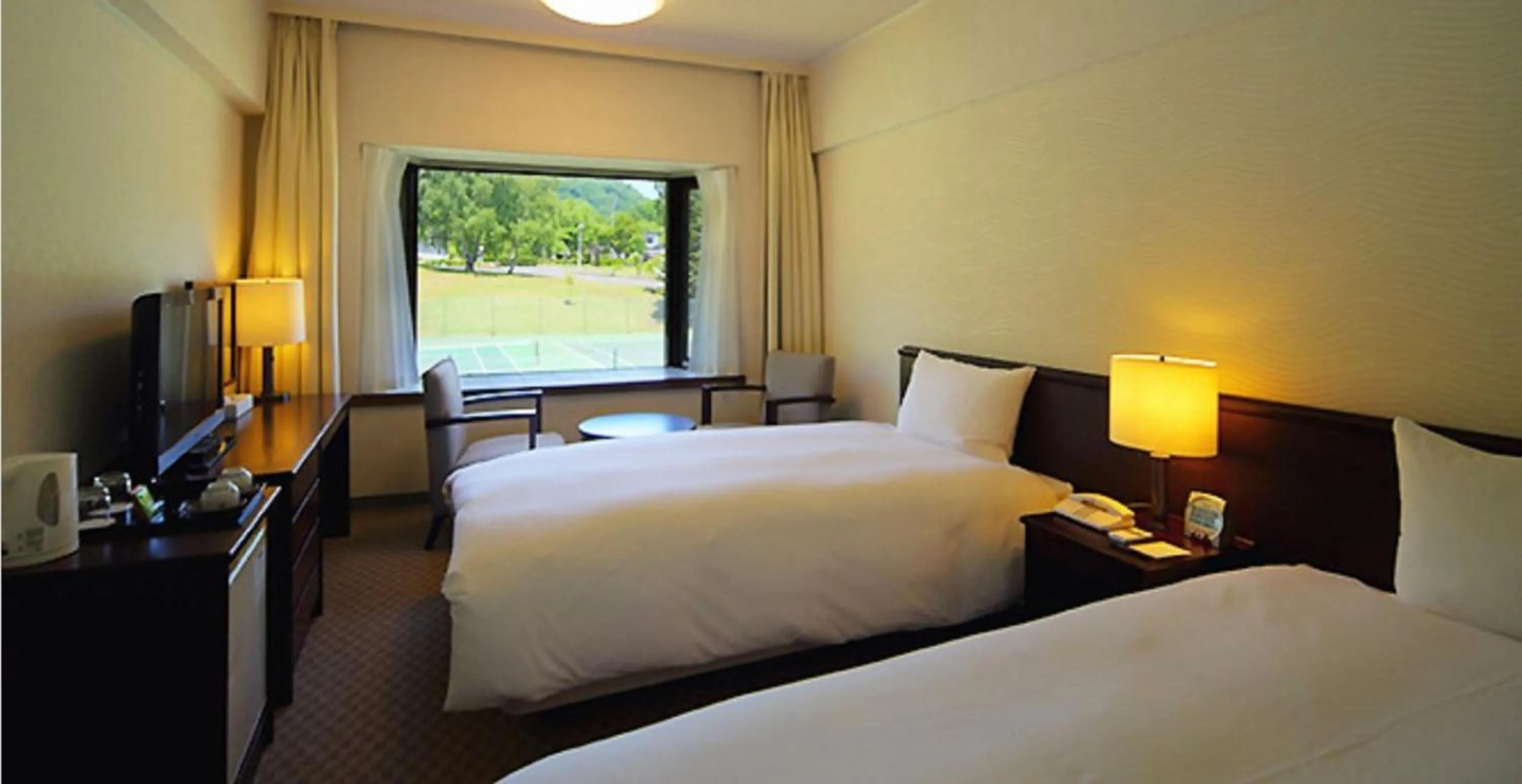 Photo of the whole room, Bed in Towada Prince Hotel