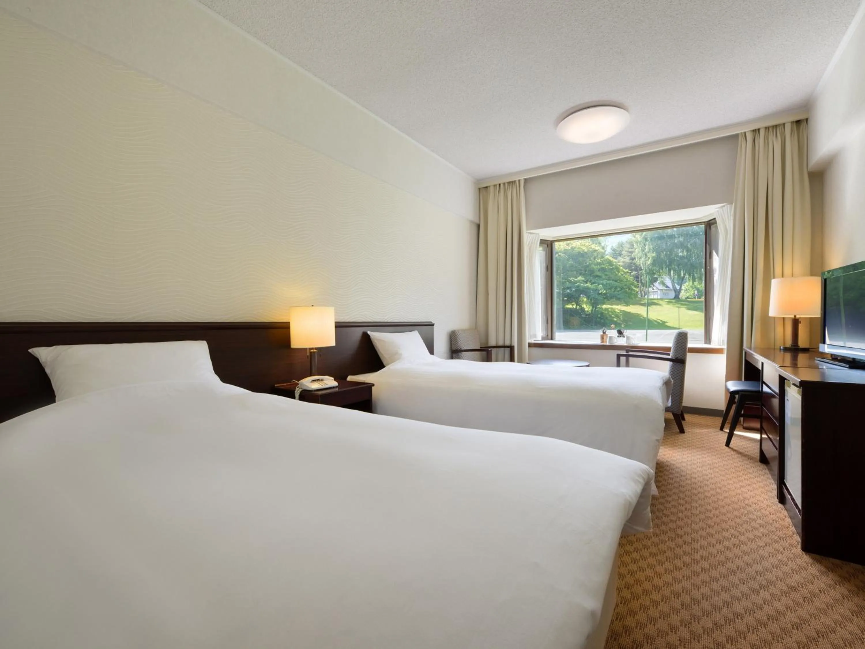 Photo of the whole room, Bed in Towada Prince Hotel