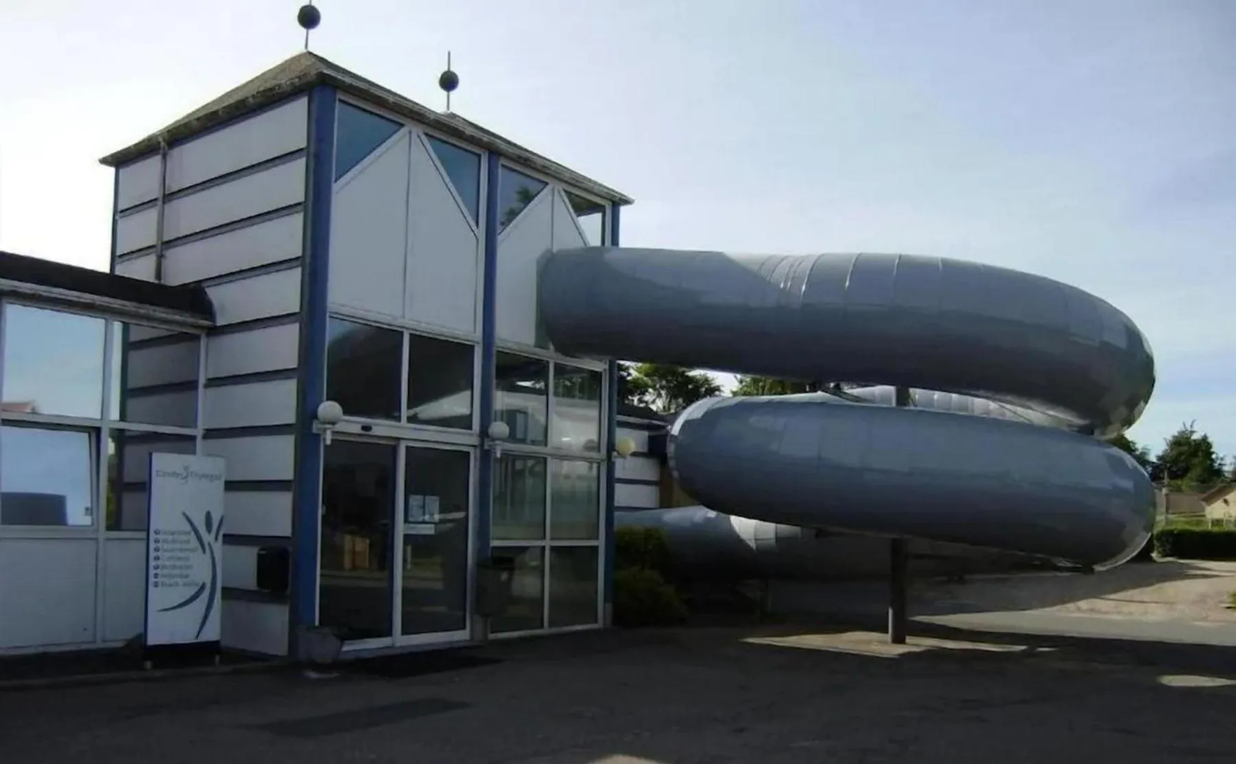 Pool view in Thyregod Kursuscenter