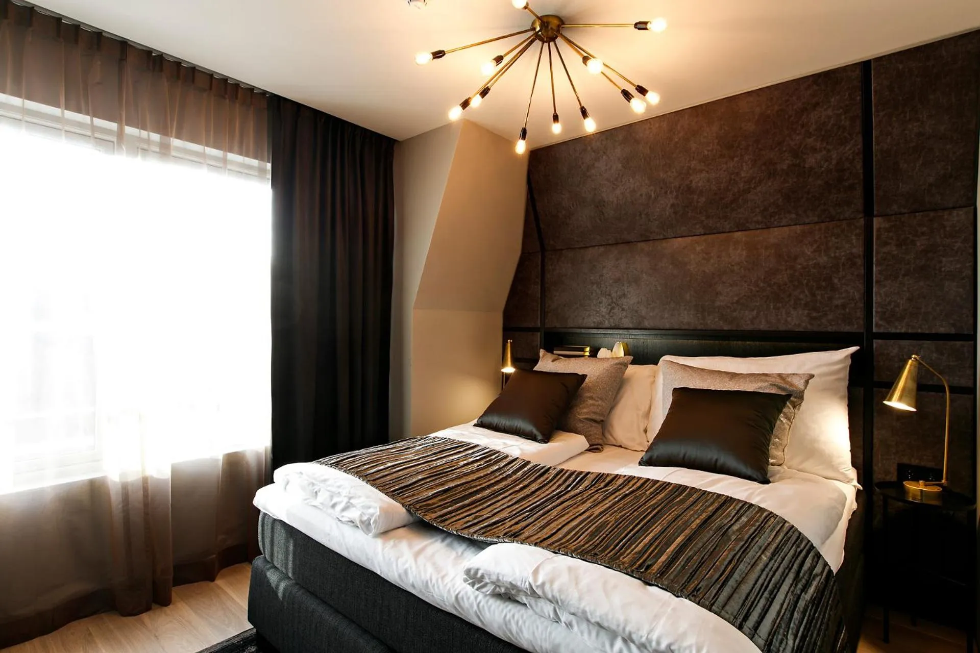 Bedroom, Bed in Saga Apartments Oslo