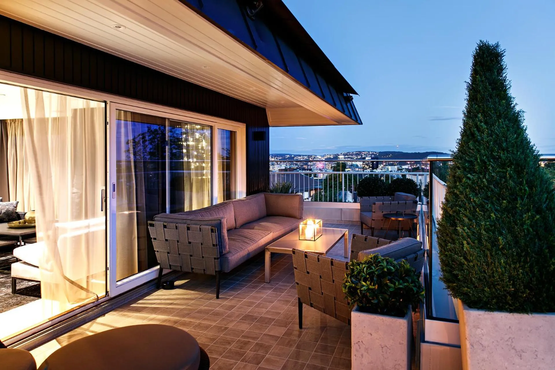 Balcony/Terrace in Saga Apartments Oslo