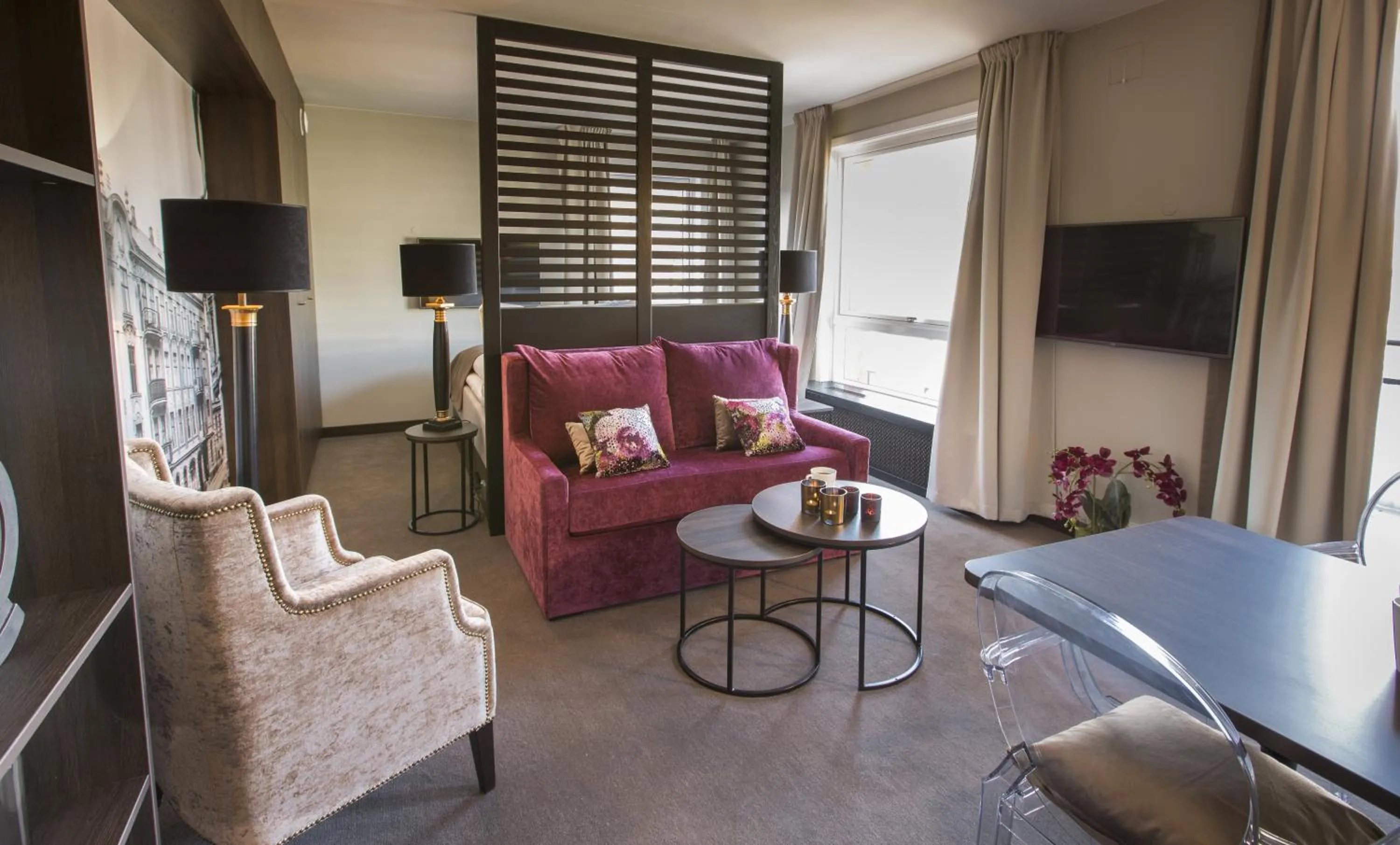 Seating area in Saga Apartments Oslo