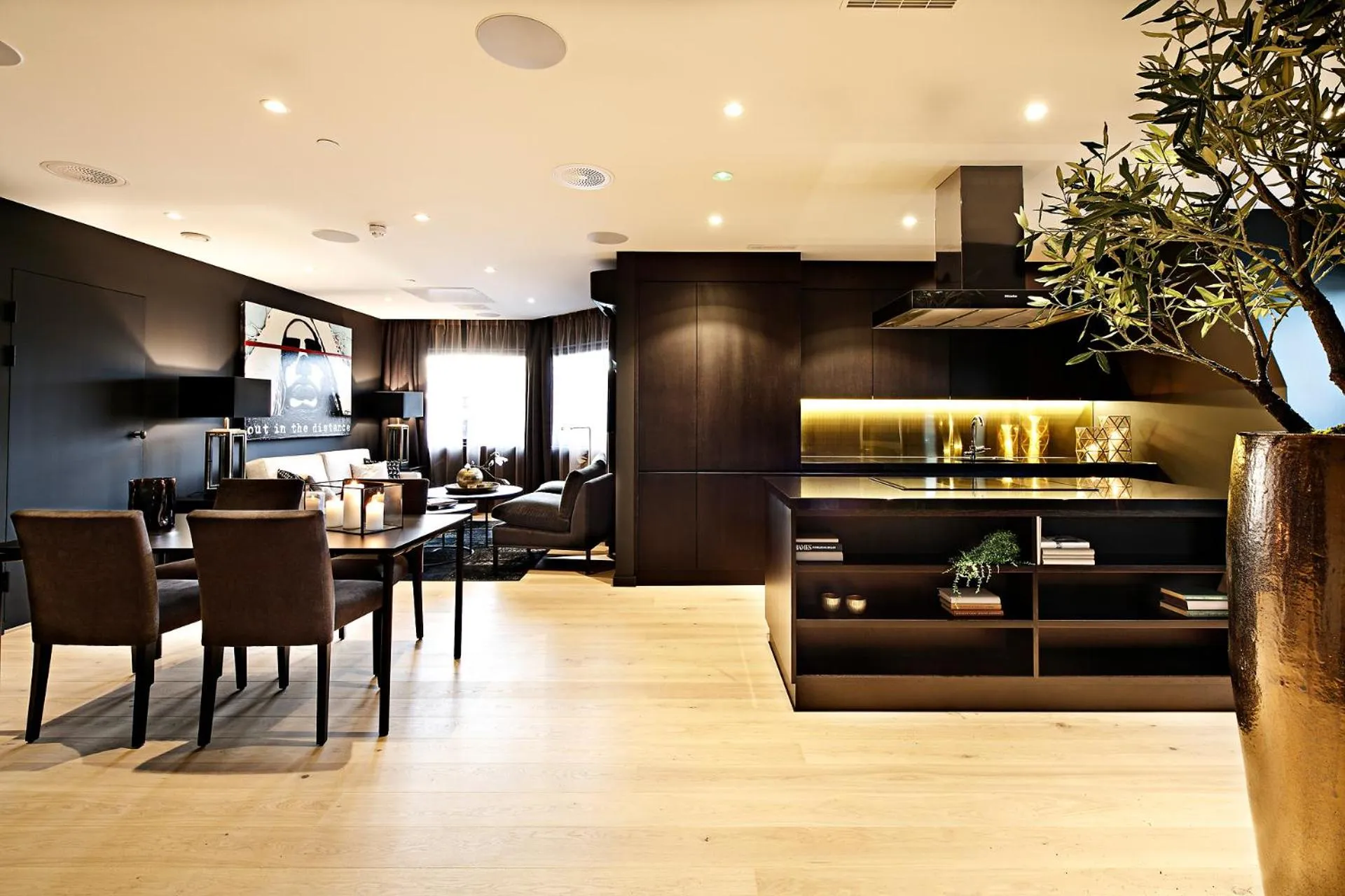 Living room in Saga Apartments Oslo