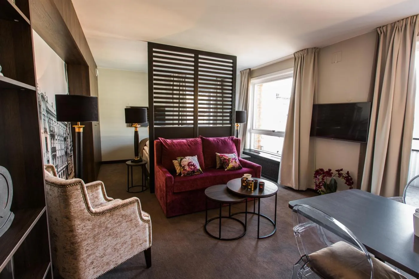 Seating area in Saga Apartments Oslo