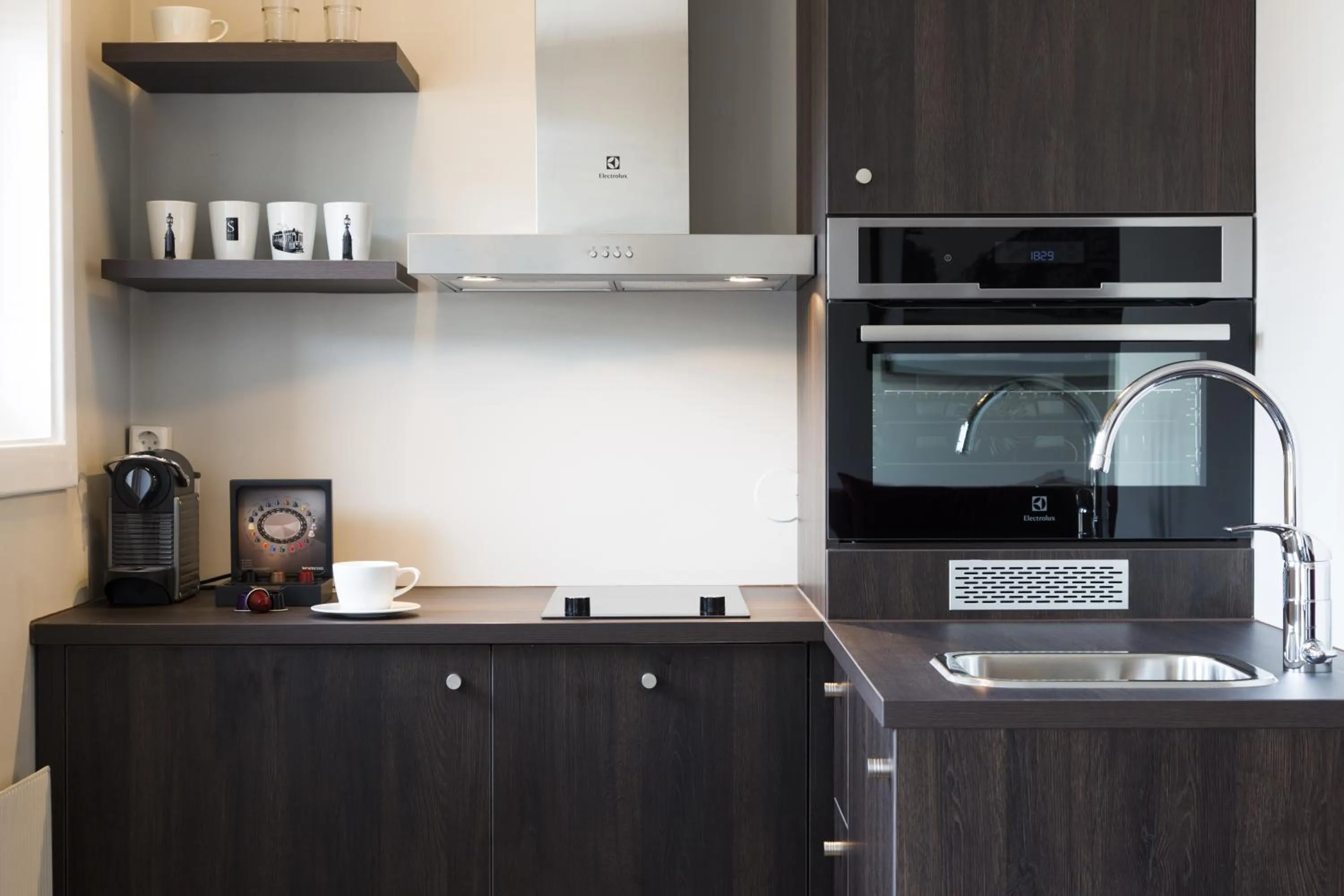 Kitchen or kitchenette in Saga Apartments Oslo