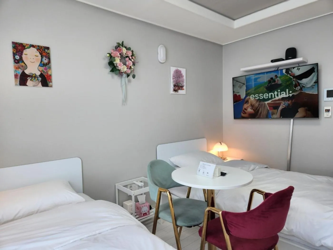 Property building, Bed in Daegu Starbnb DSR Residence Hotel lily