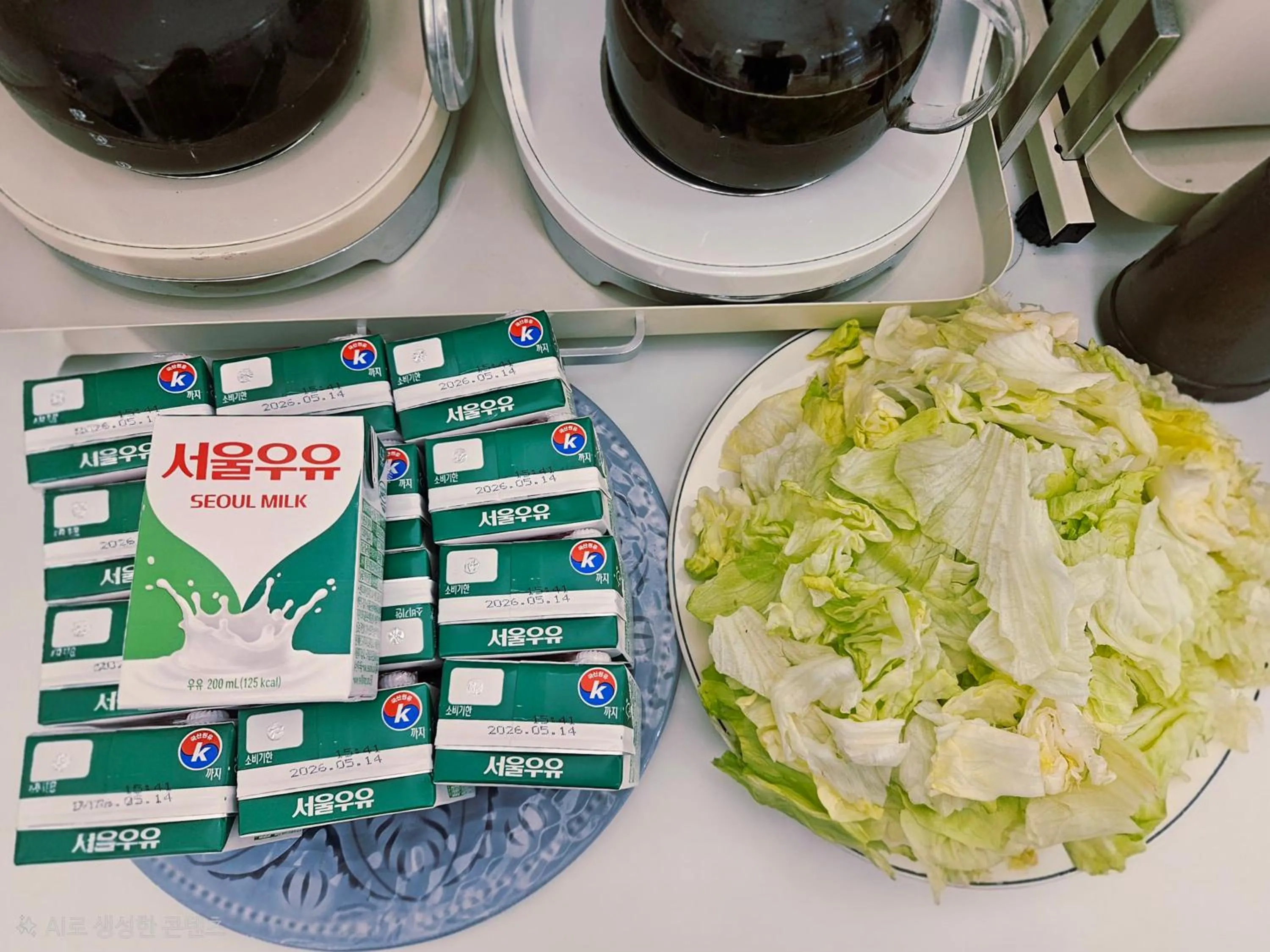 Food and drinks in Daegu Starbnb DSR Residence Hotel lily