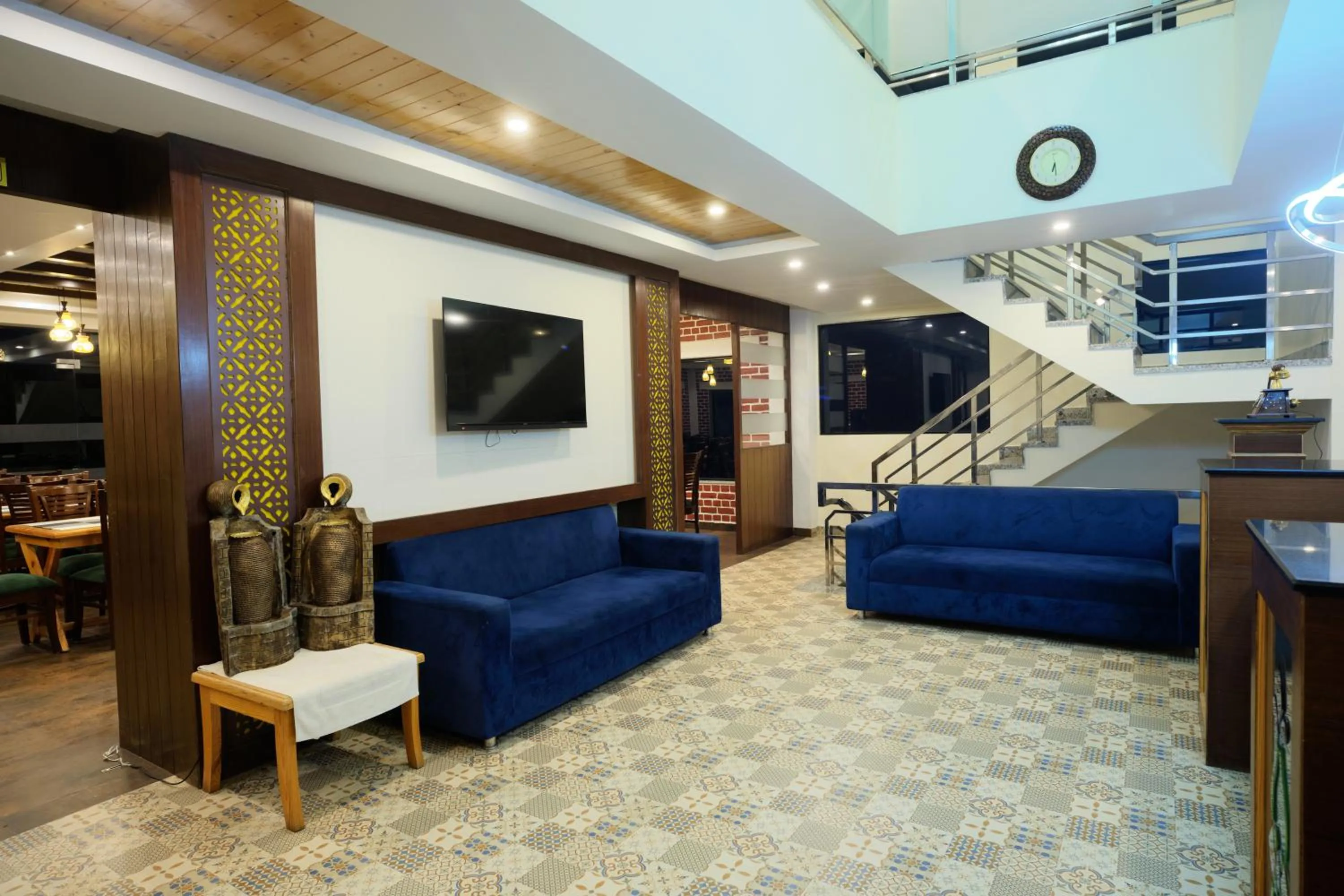 TV and multimedia in Trideus Mountain Club & Resort, Mussoorie