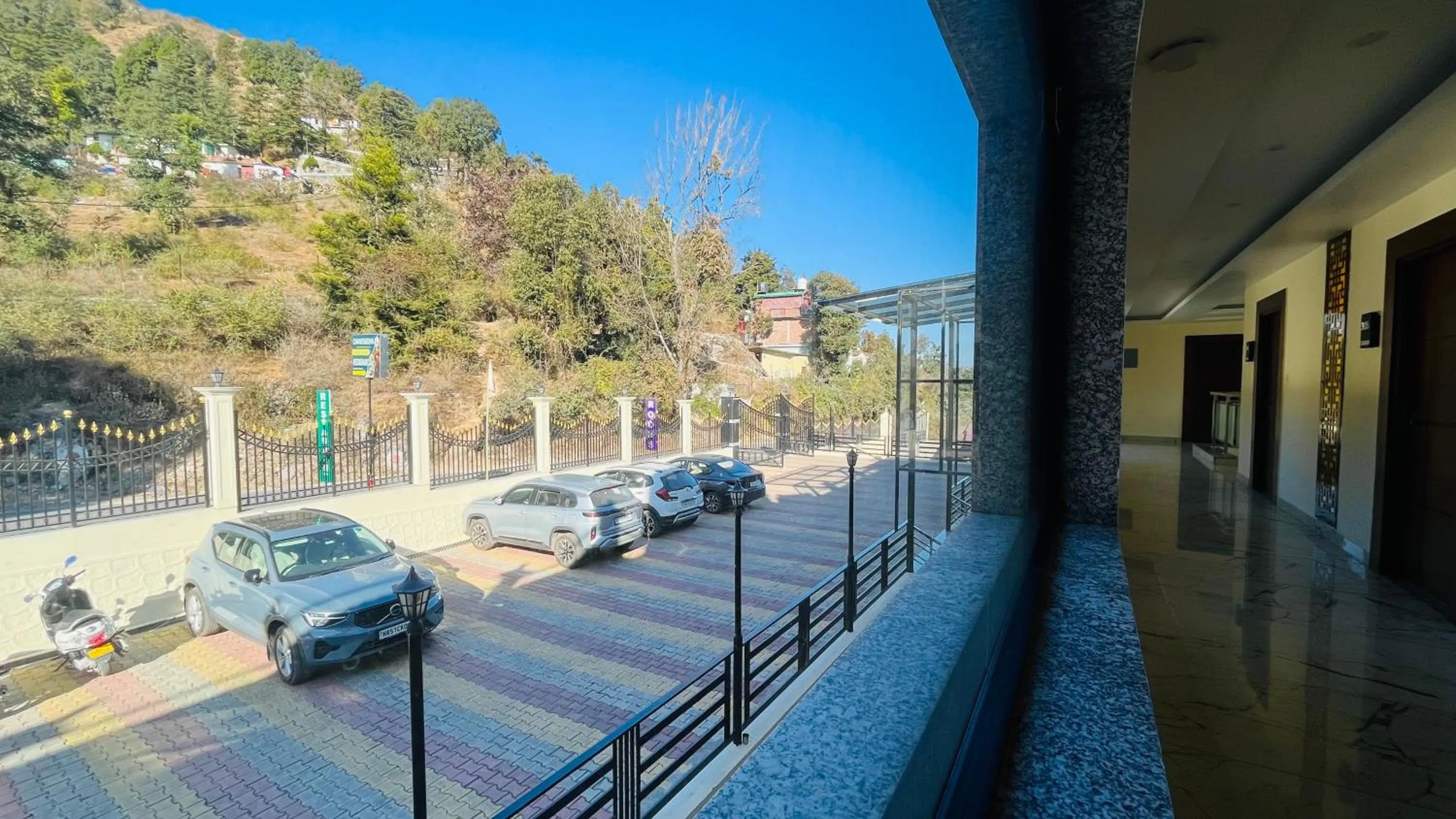 Parking in Trideus Mountain Club & Resort, Mussoorie