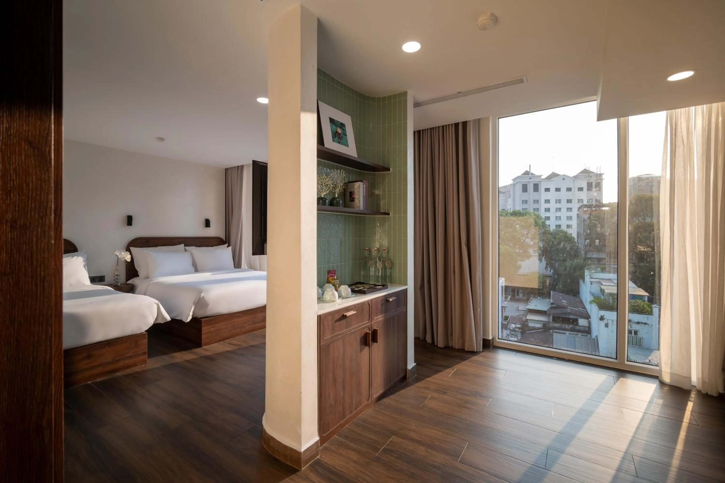 Photo of the whole room, Bed in Hato Saigon Boutique Hotel & Rooftop