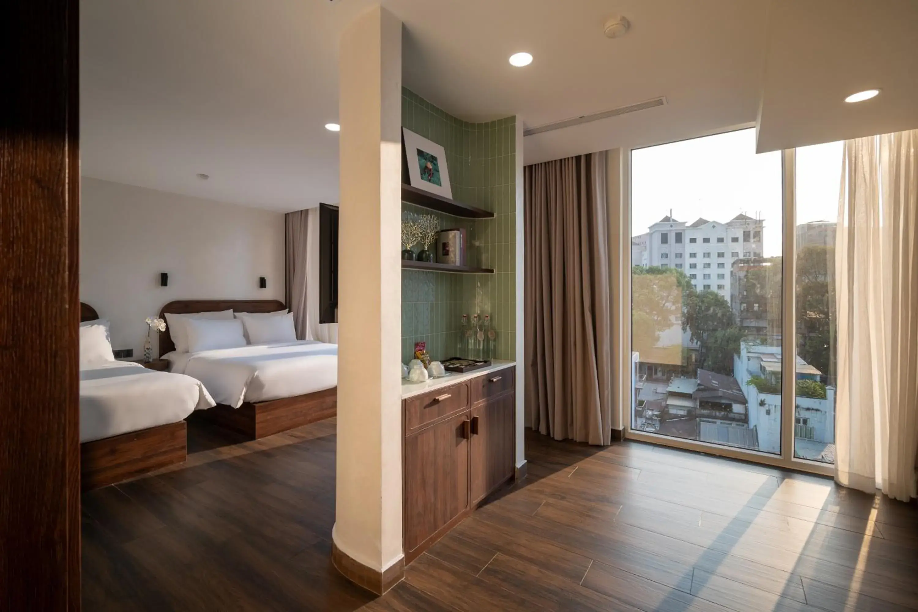 Photo of the whole room, Bed in Hato Saigon Boutique Hotel & Rooftop Photo of the whole room, Bed in Hato Saigon Boutique Hotel & Rooftop