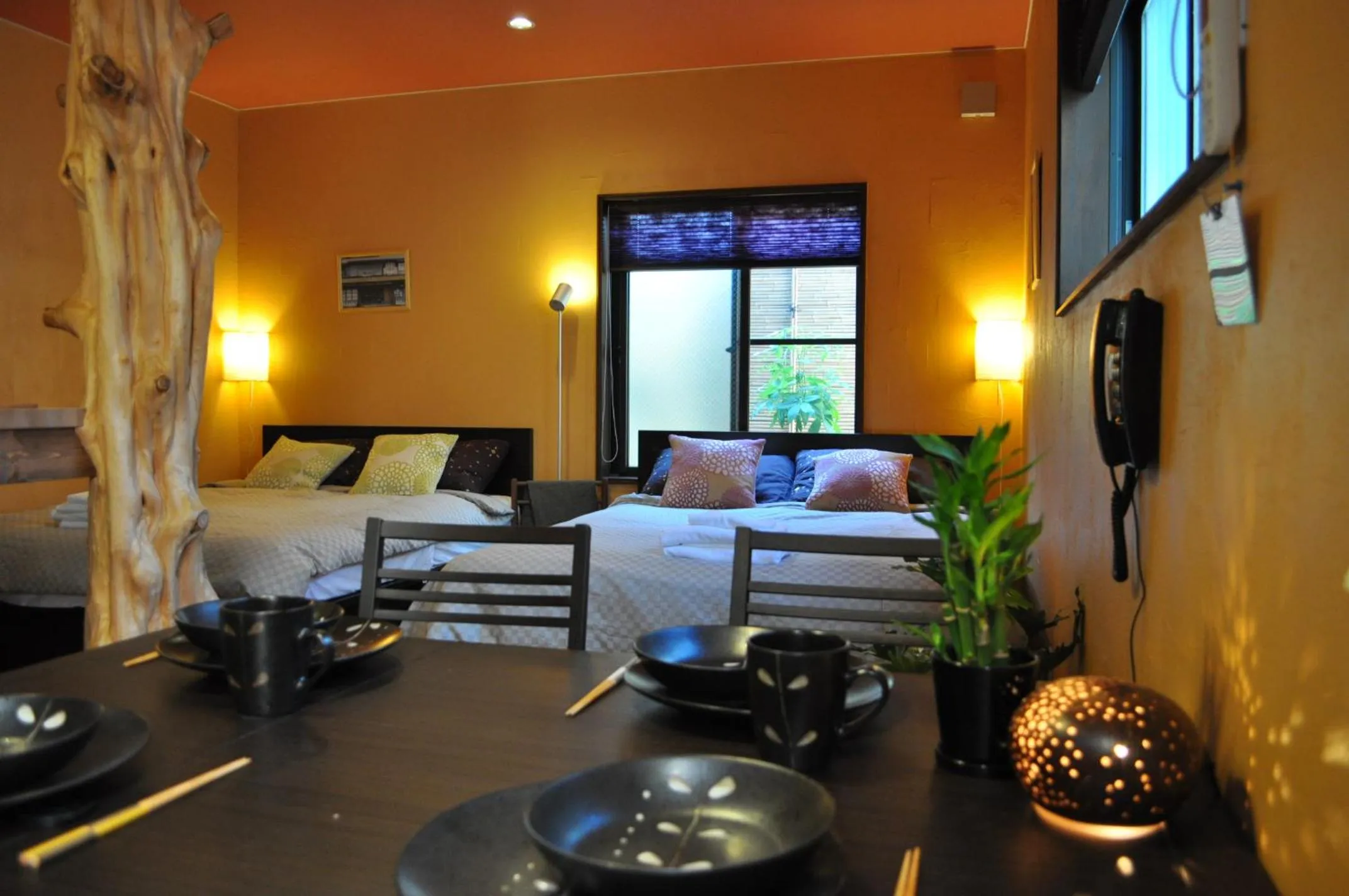 Bed in SAKARA KYOTO 桜香楽 京都