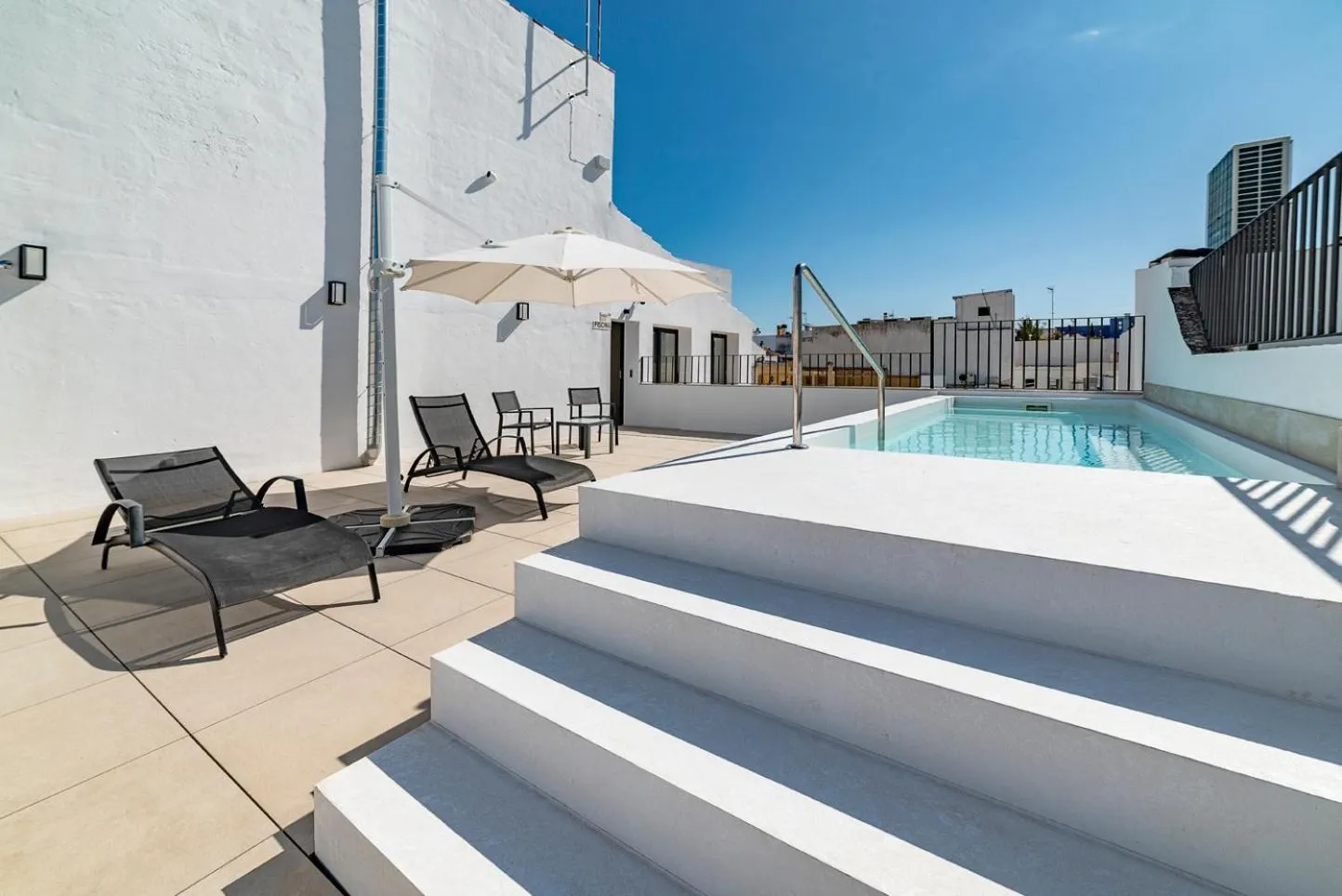 Balcony/Terrace in Slow Suites Salvador