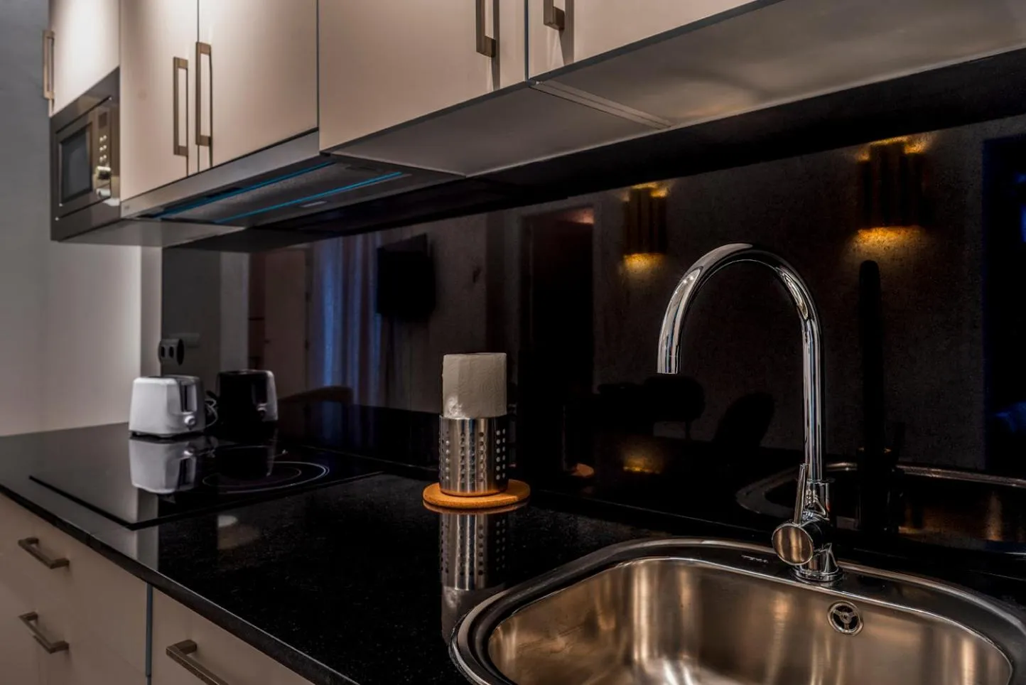 kitchen in Slow Suites Salvador